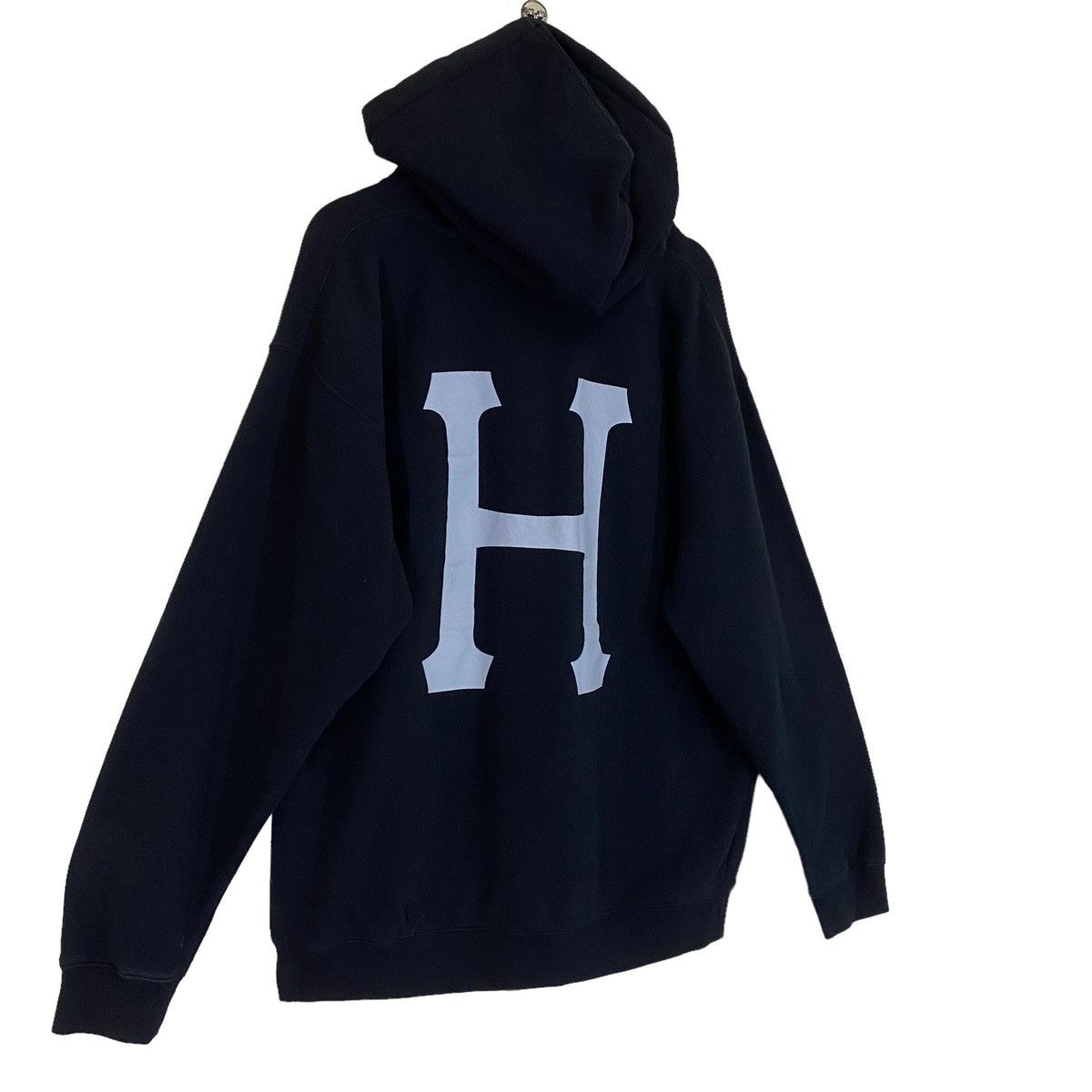 Huf × Vintage Vintage HUF Big Logo Made In Usa Pullover Hoodie Size L Size US L / EU 52-54 / 3 - 2 Thumbnail