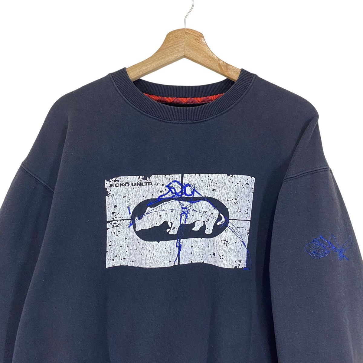 Ecko Unltd. × Vintage Vintage Ecko Untld Crewneck Sweatshirt Big Logo Size M Size US M / EU 48-50 / 2 - 6 Thumbnail