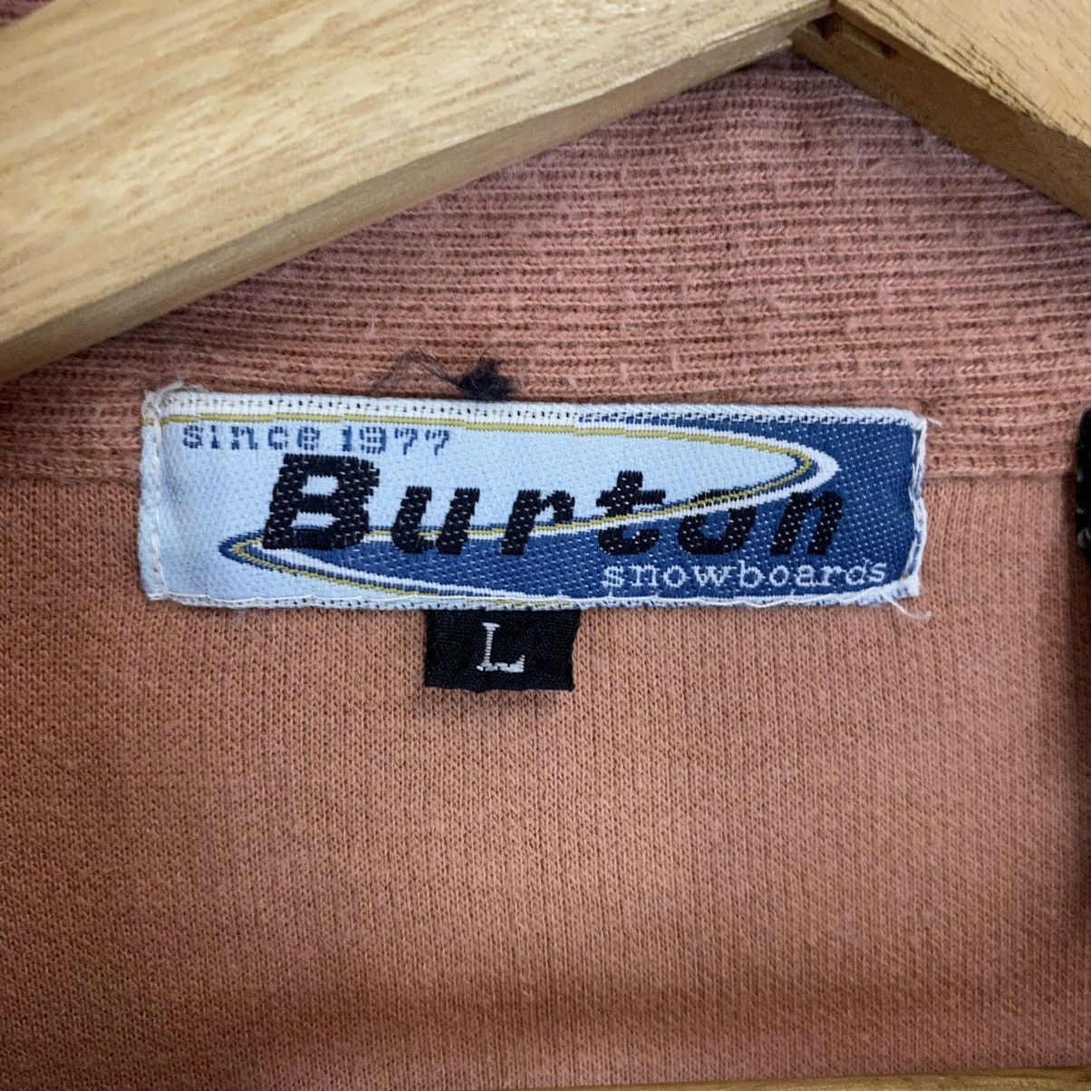 Burton Vintage 90s Burton Snowboards Small Logo Sweater Size XL Size US XL / EU 56 / 4 - 8 Thumbnail