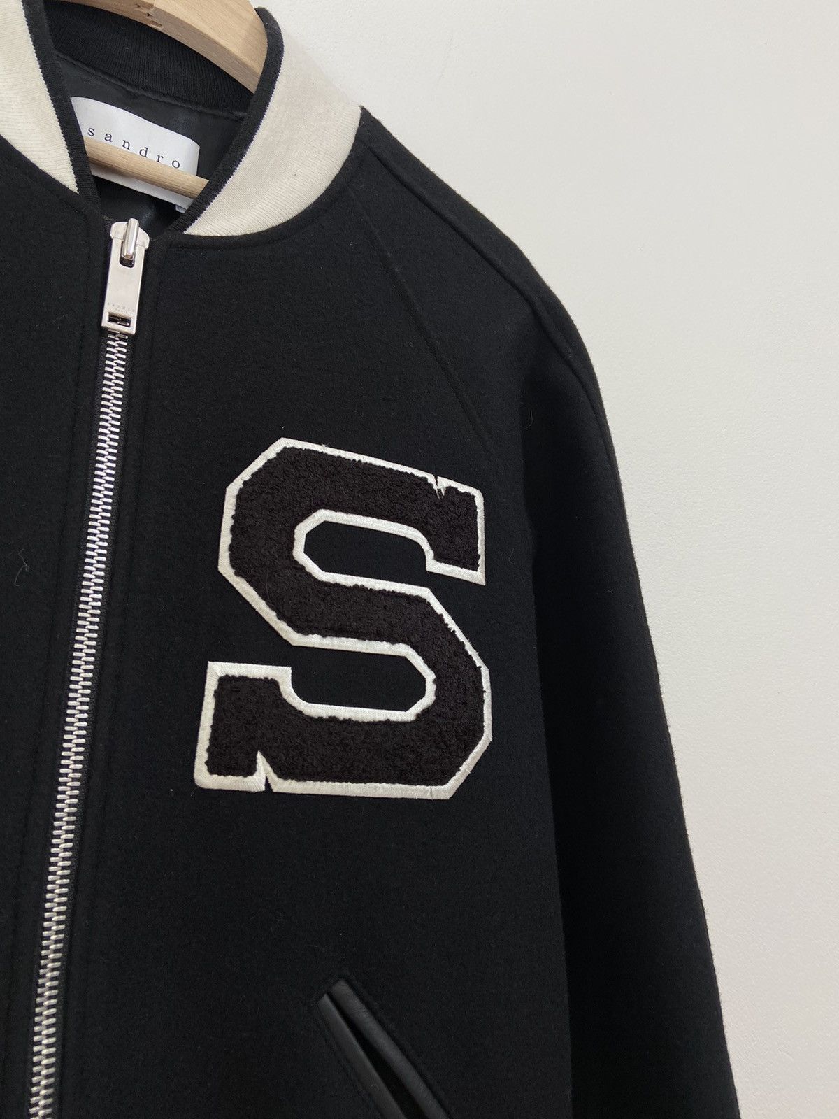 Sandro Sandro Varsity Letterman Bomber Jacket Size US L / EU 52-54 / 3 - 4 Thumbnail