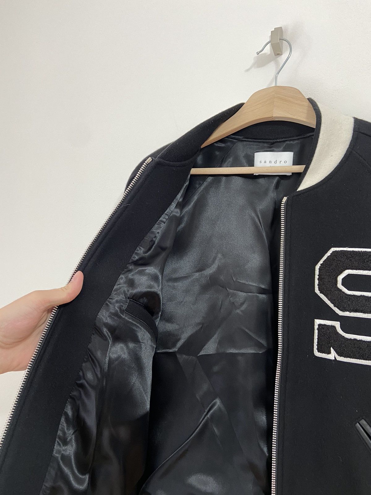 Sandro Sandro Varsity Letterman Bomber Jacket Size US L / EU 52-54 / 3 - 14 Thumbnail