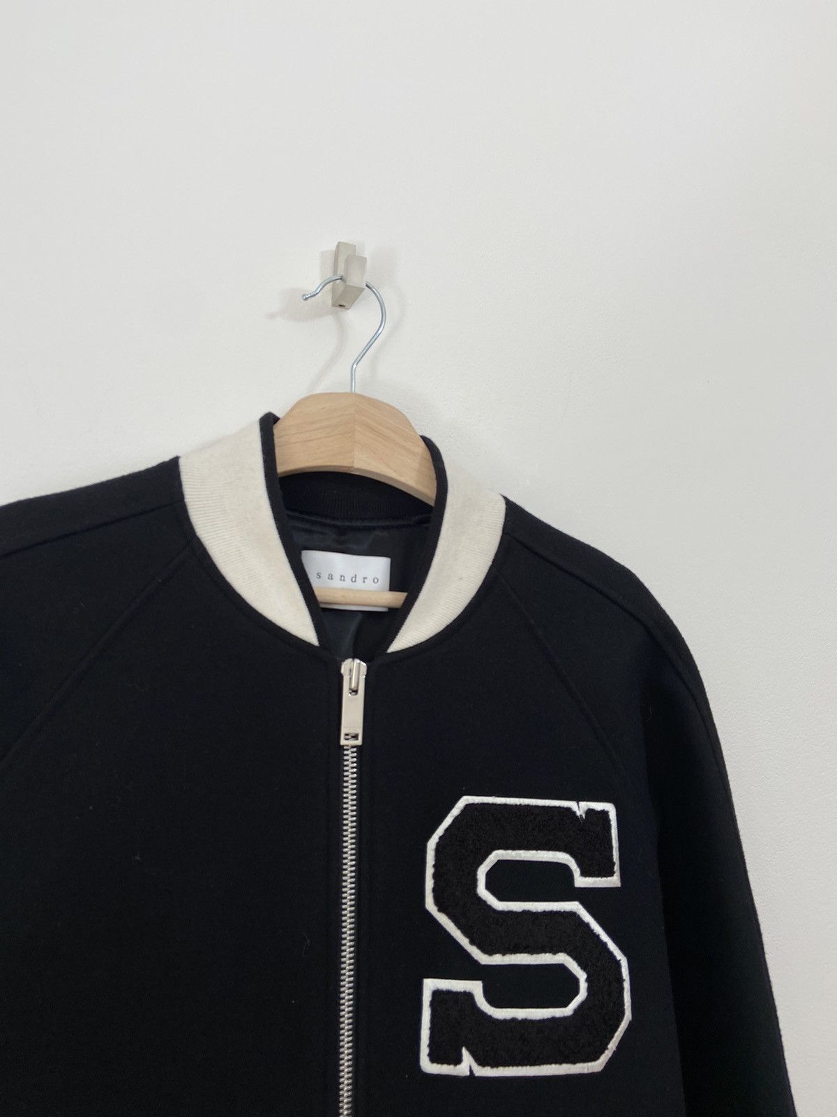 Sandro Sandro Varsity Letterman Bomber Jacket Size US L / EU 52-54 / 3 - 2 Thumbnail