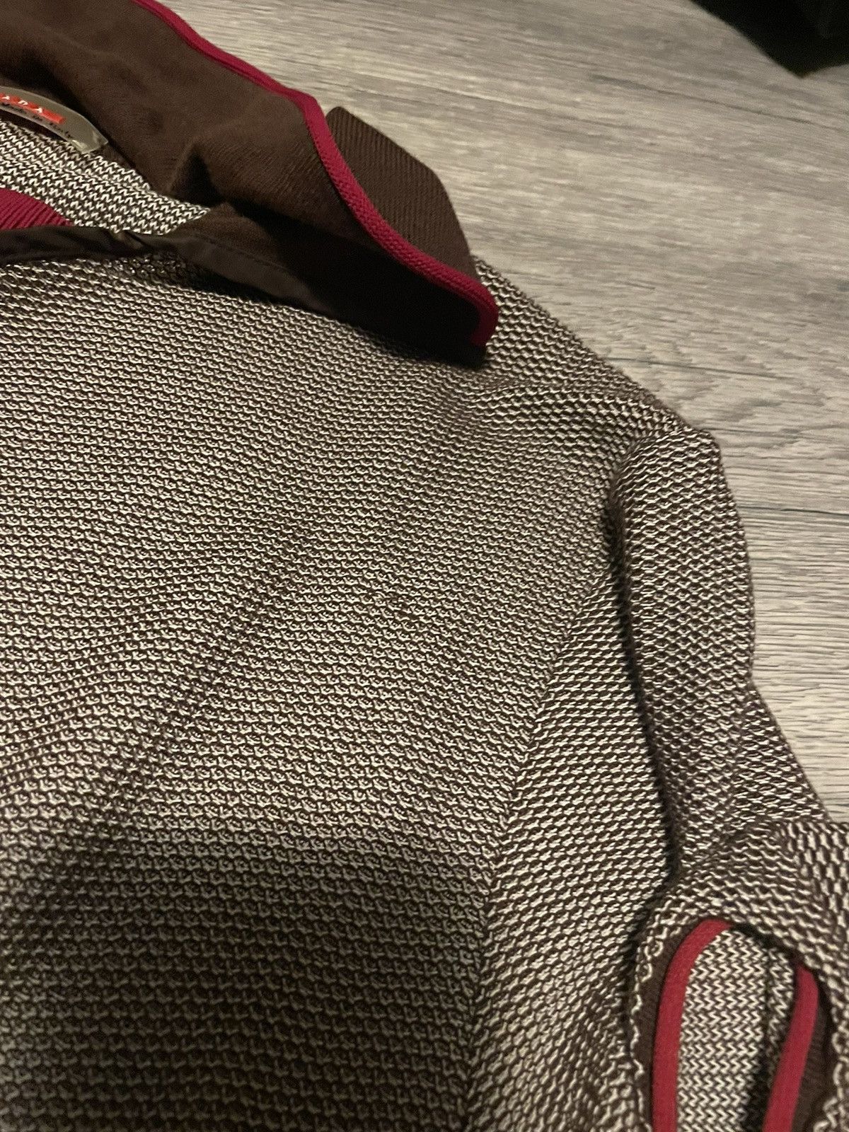 Prada Polo Shirt with Nylon Backpocket Size US M / EU 48-50 / 2 - 11 Thumbnail