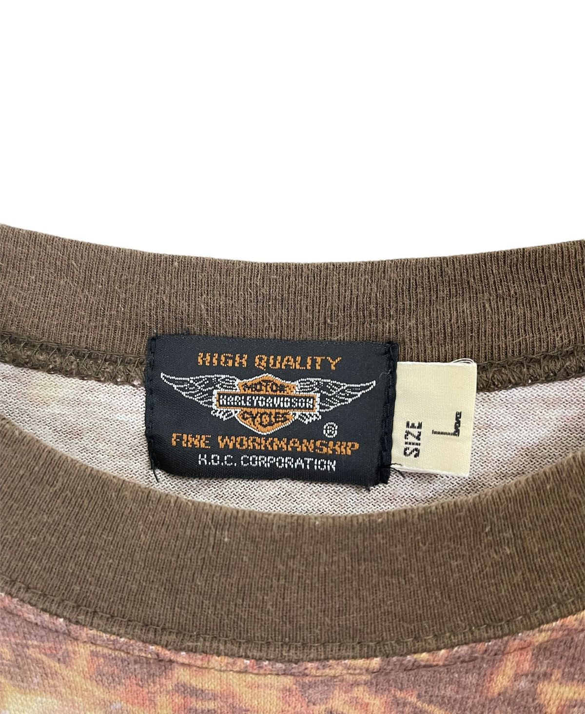 Harley Davidson vintage harley davidson fullprint tshirt hd motorsport Size US L / EU 52-54 / 3 - 6 Thumbnail