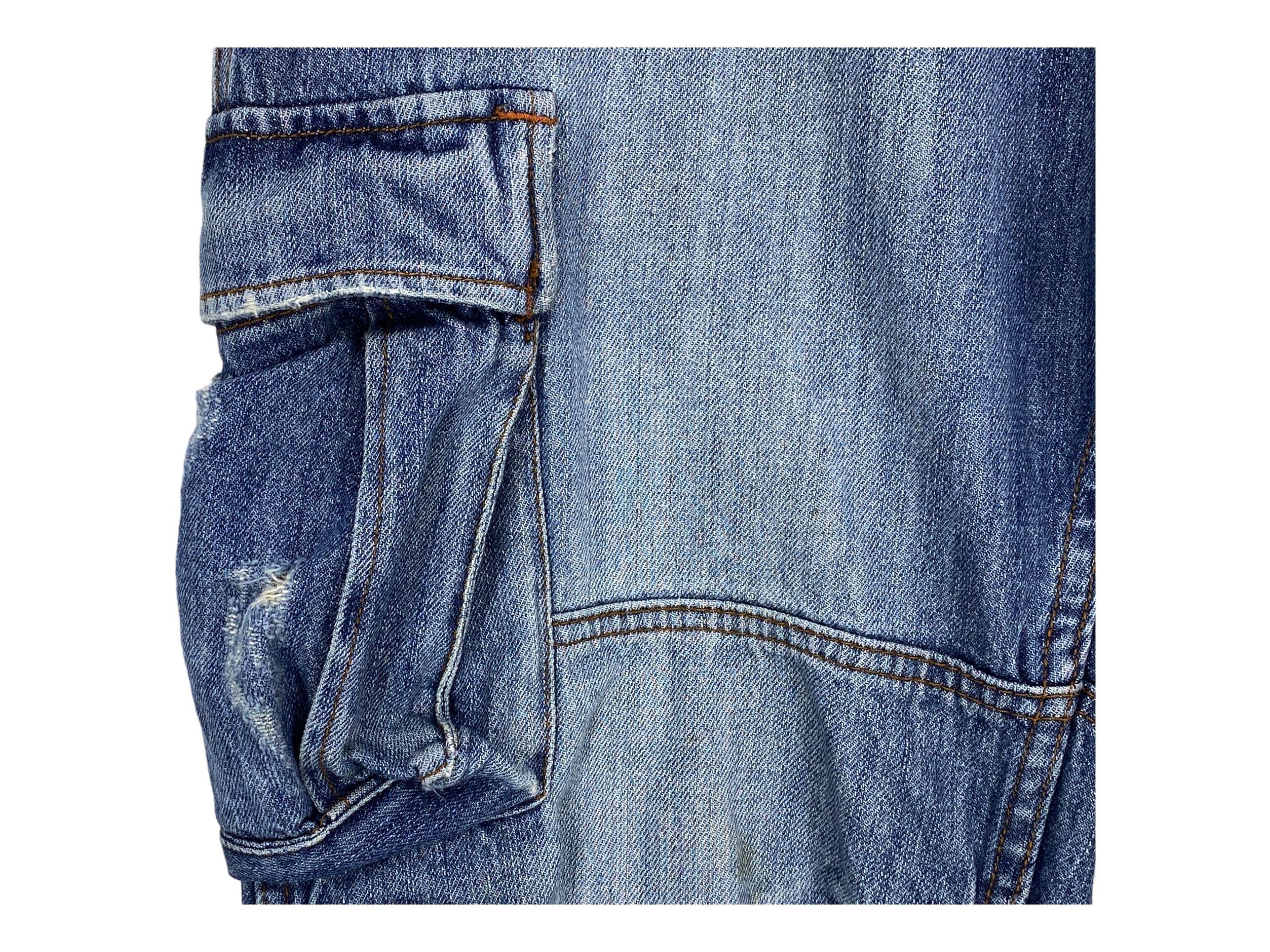 Japanese Brand Jungle Storm Jeans Hickory Skateboard Distressed Size US 36 / EU 52 - 11 Thumbnail