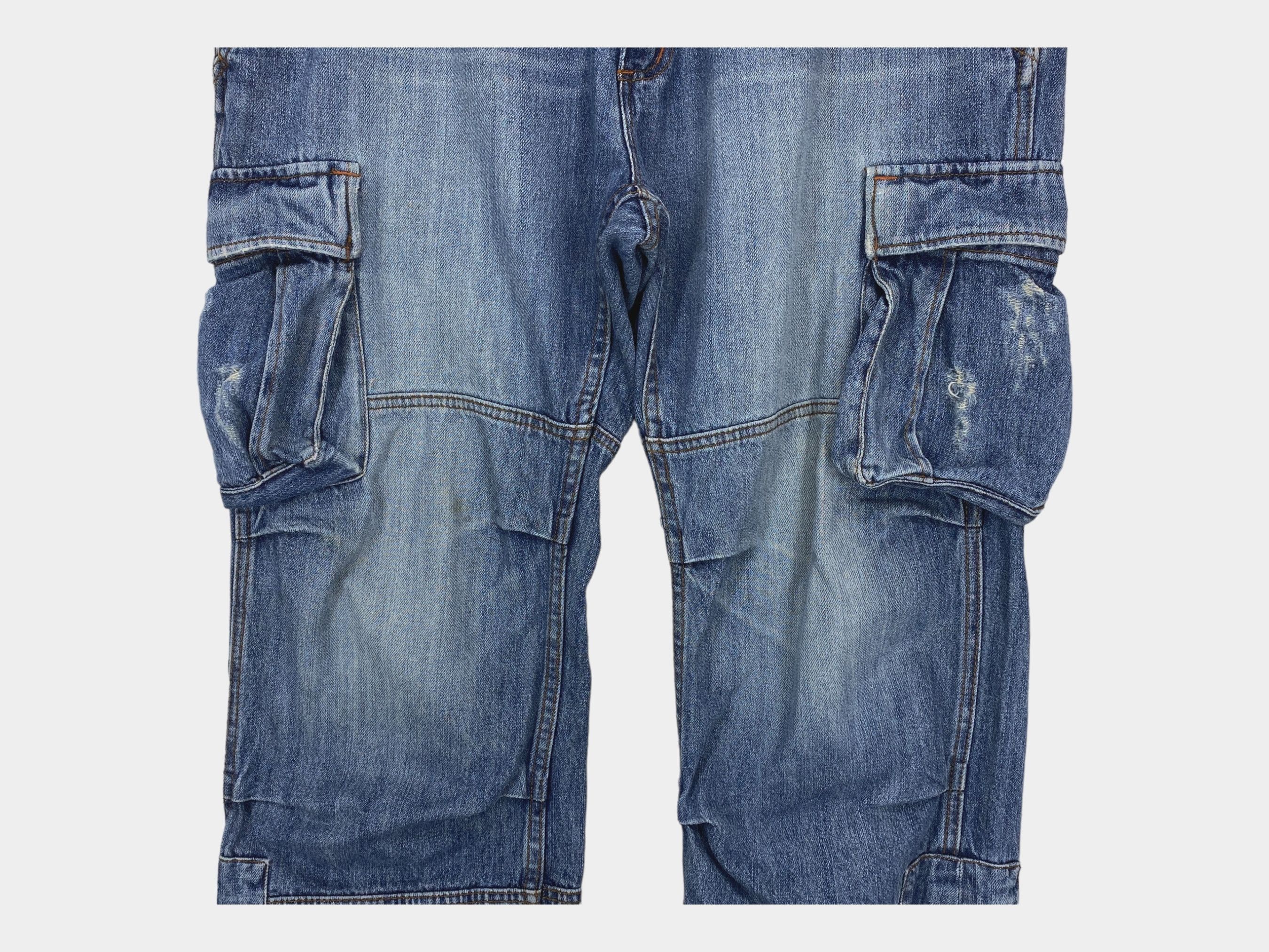 Japanese Brand Jungle Storm Jeans Hickory Skateboard Distressed Size US 36 / EU 52 - 5 Thumbnail