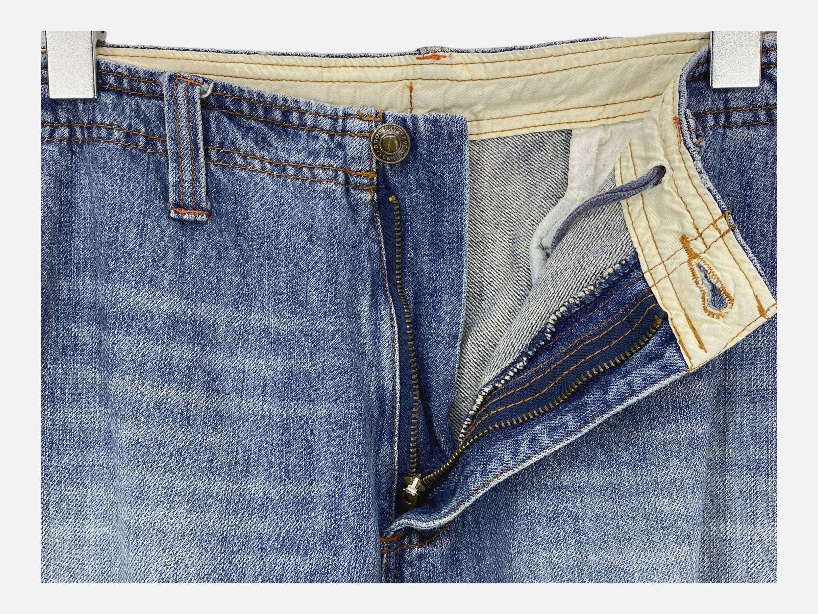 Japanese Brand Jungle Storm Jeans Hickory Skateboard Distressed Size US 36 / EU 52 - 4 Thumbnail