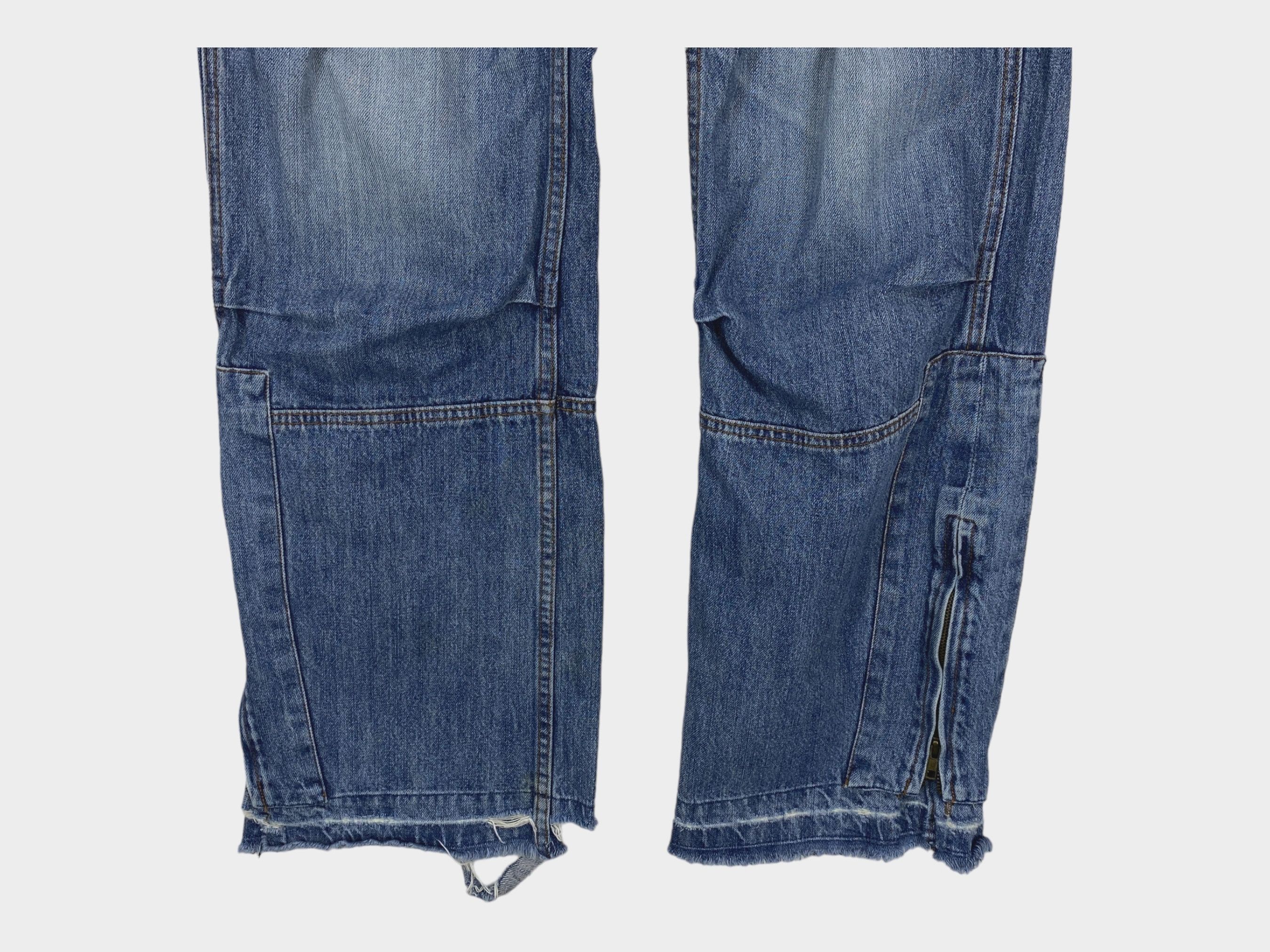 Japanese Brand Jungle Storm Jeans Hickory Skateboard Distressed Size US 36 / EU 52 - 6 Thumbnail