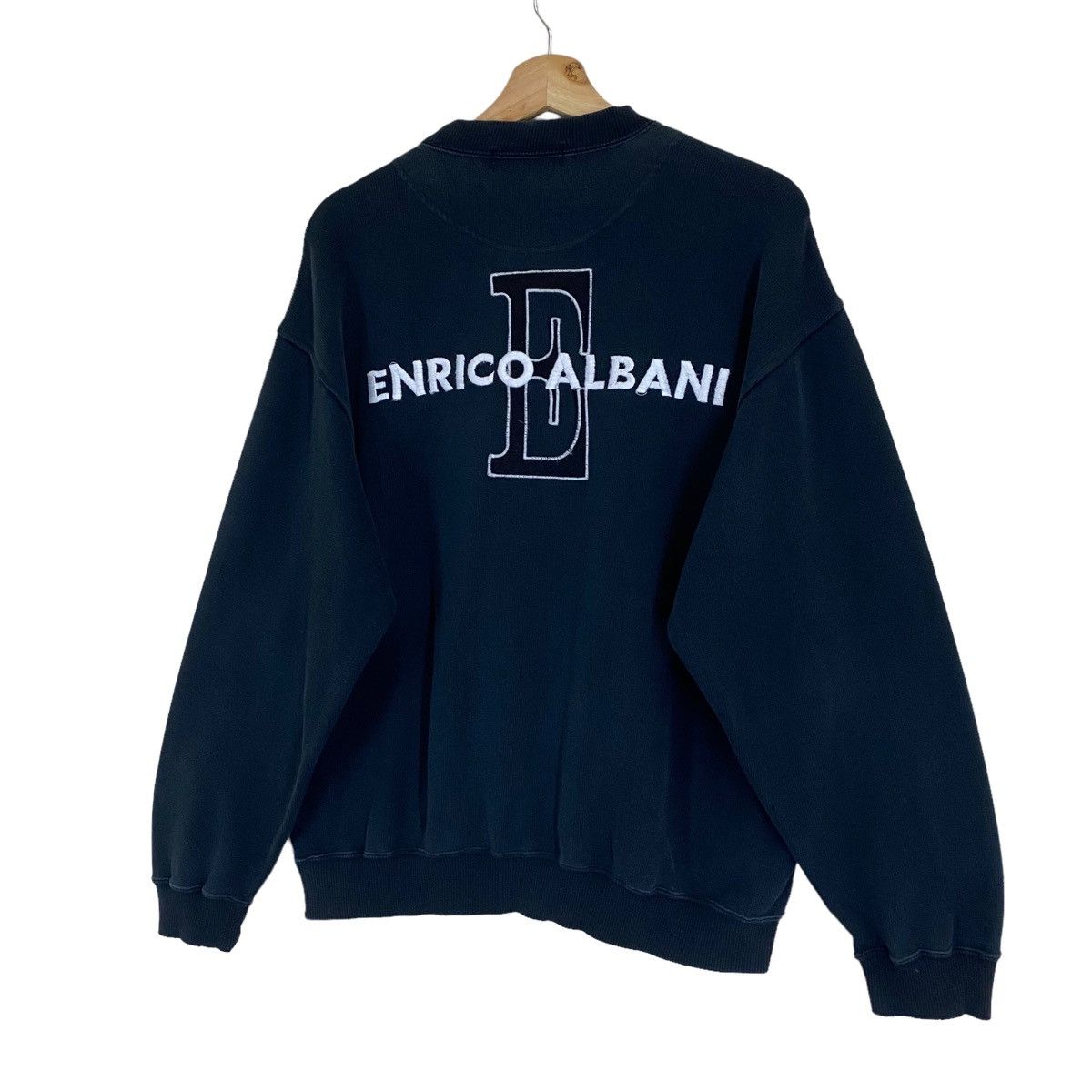 Designer × Vintage Vintage 90’s Enrico Albani Italy Crewneck Sweatshirt Size M Size US M / EU 48-50 / 2 - 3 Thumbnail