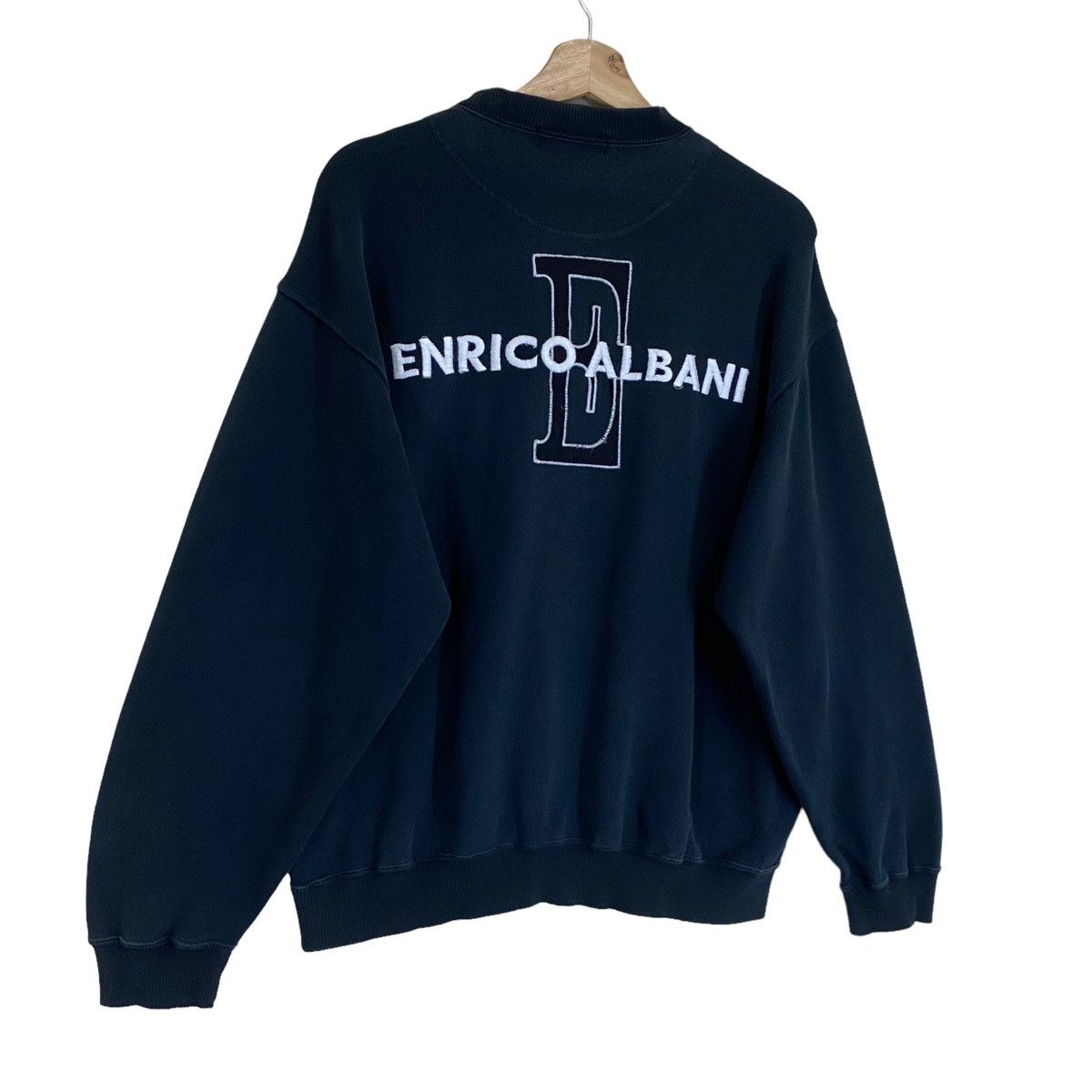 Designer × Vintage Vintage 90’s Enrico Albani Italy Crewneck Sweatshirt Size M Size US M / EU 48-50 / 2 - 2 Thumbnail