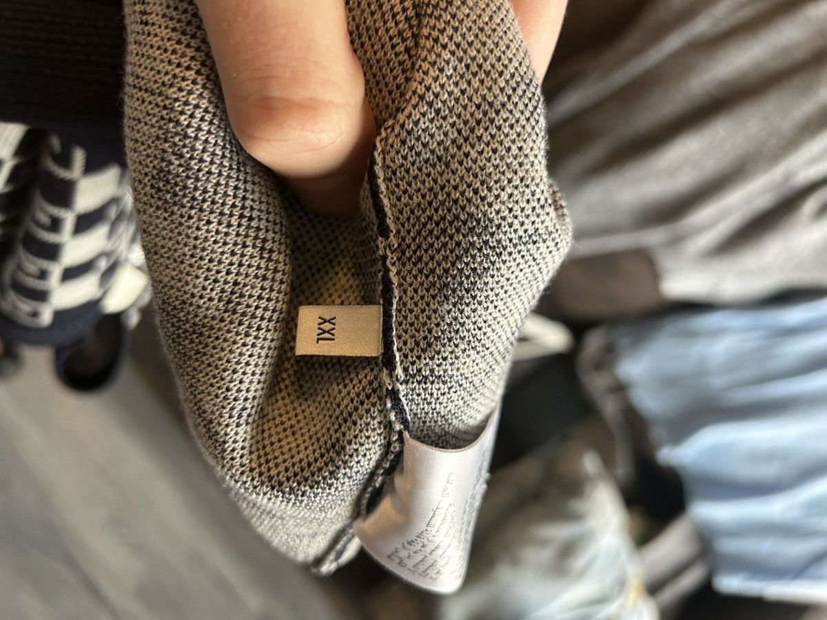 Gucci Wool GG Checkered Pattern V-Neck Sweater Size US XXL / EU 58 / 5 - 5 Thumbnail