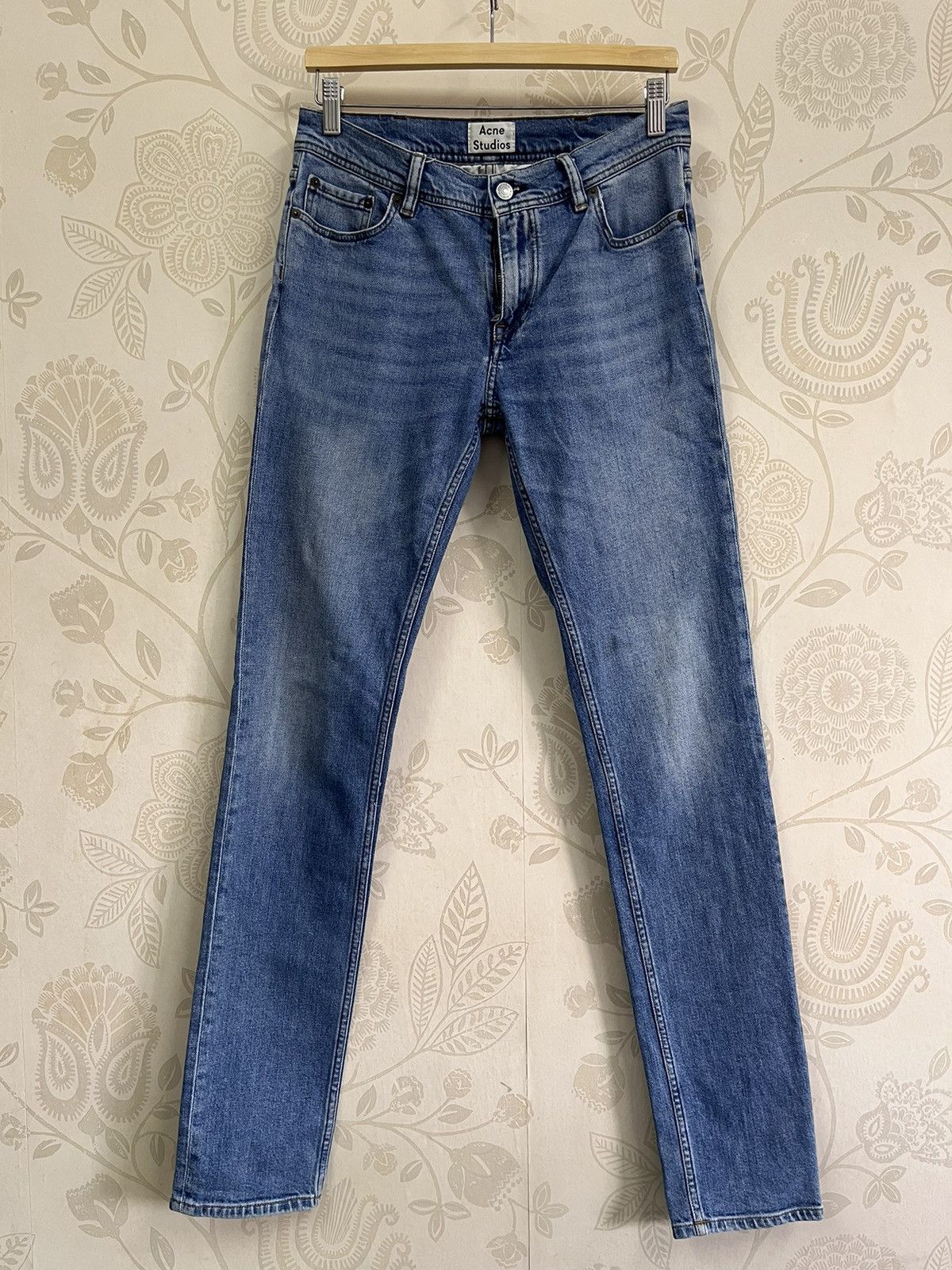 Acne Studios Acne Studios Slim Fit North Mid Blue Made In Italy Size US 29 - 22 Thumbnail