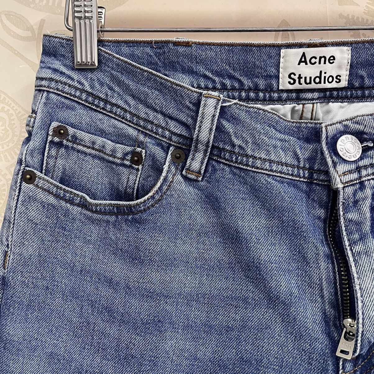 Acne Studios Acne Studios Slim Fit North Mid Blue Made In Italy Size US 29 - 3 Thumbnail