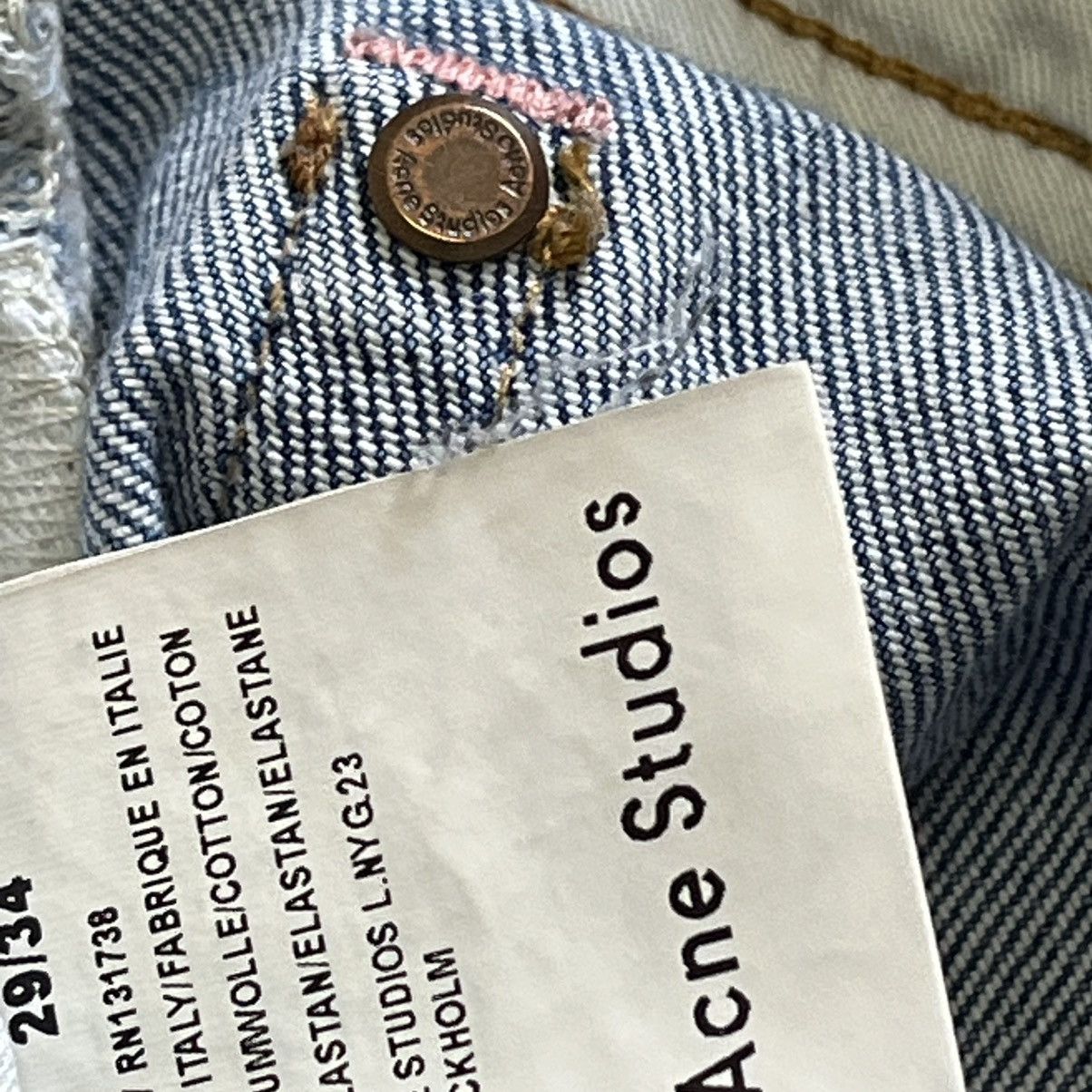 Acne Studios Acne Studios Slim Fit North Mid Blue Made In Italy Size US 29 - 16 Thumbnail