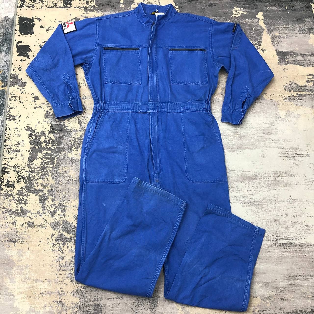 Japanese Brand P697 VTG MITSUBISHI ENGINE BY SUN ASAHI COVERALLS Size US L / EU 52-54 / 3 - 2 Thumbnail