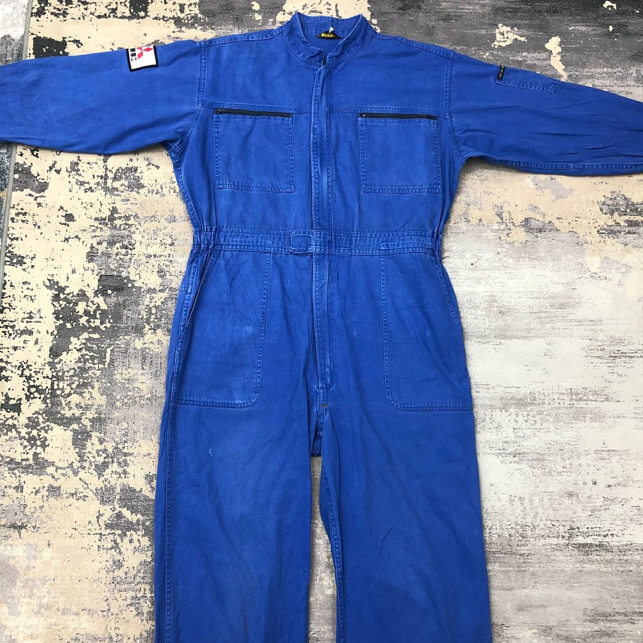 Japanese Brand P697 VTG MITSUBISHI ENGINE BY SUN ASAHI COVERALLS Size US L / EU 52-54 / 3 - 3 Thumbnail