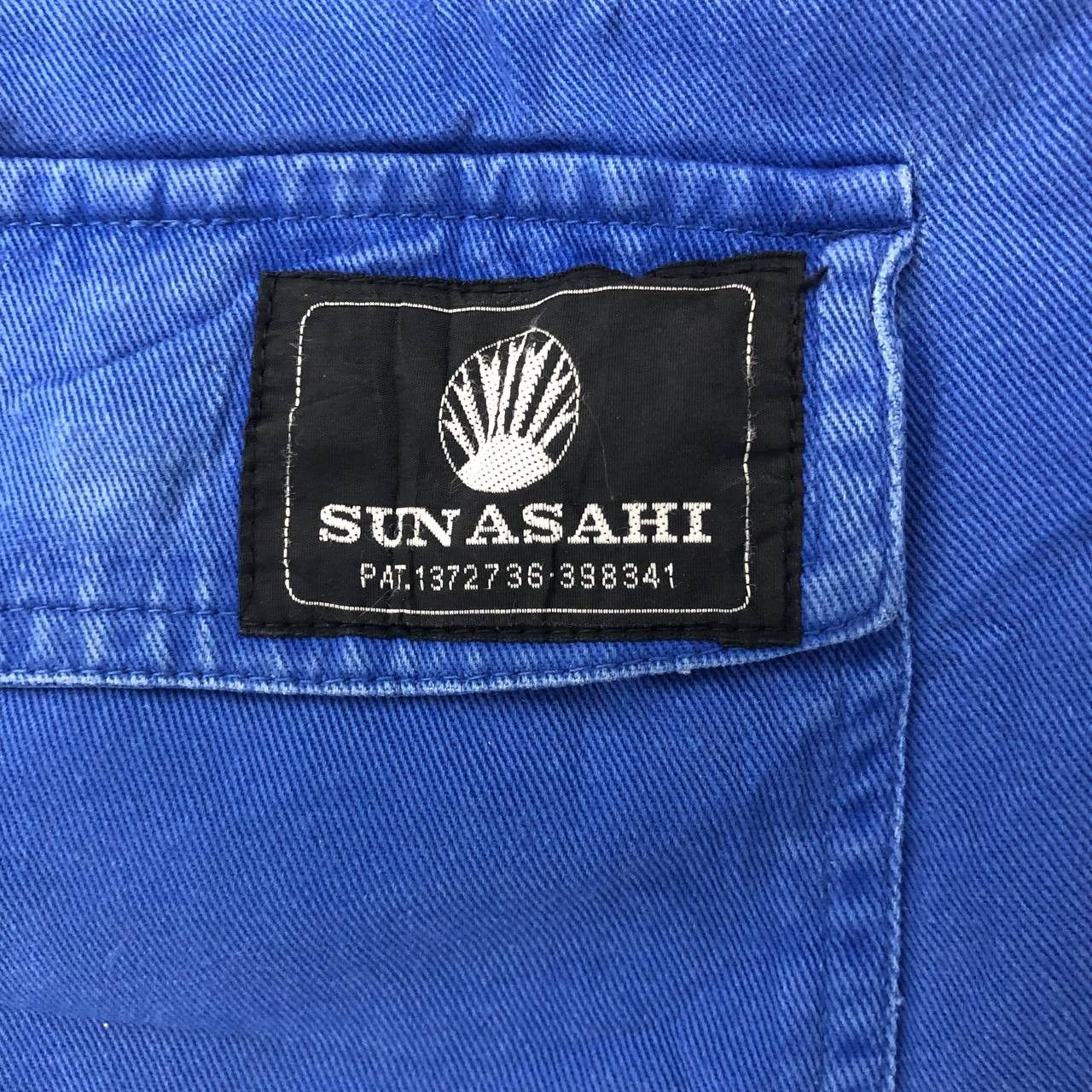 Japanese Brand P697 VTG MITSUBISHI ENGINE BY SUN ASAHI COVERALLS Size US L / EU 52-54 / 3 - 6 Thumbnail