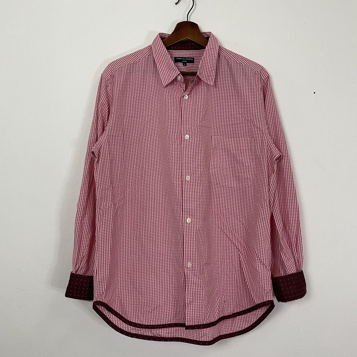 Comme des Garcons Vintage Comme Des Garcons Homme Button Ups Shirt Size US M / EU 48-50 / 2 - 1 Thumbnail