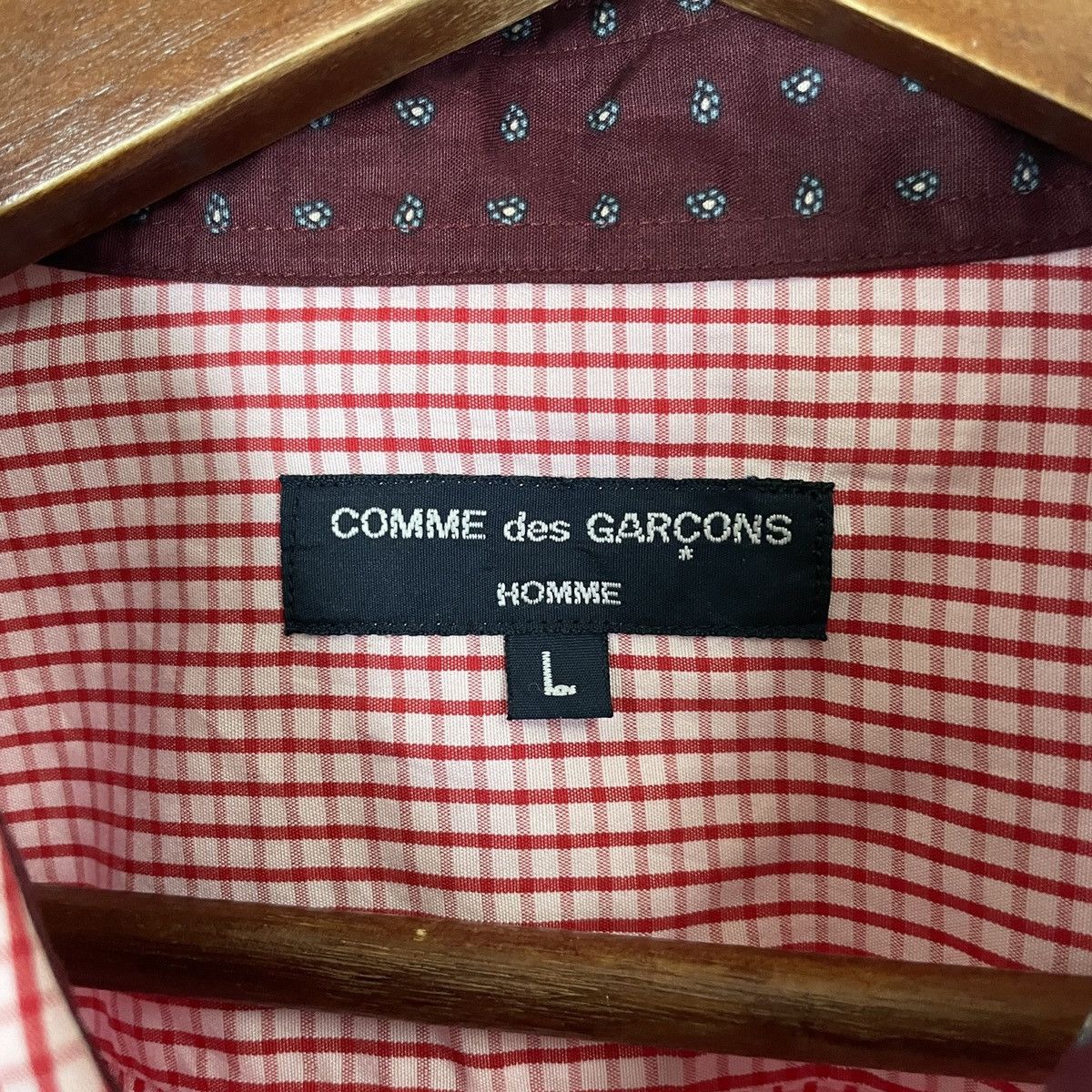 Comme des Garcons Vintage Comme Des Garcons Homme Button Ups Shirt Size US M / EU 48-50 / 2 - 5 Thumbnail