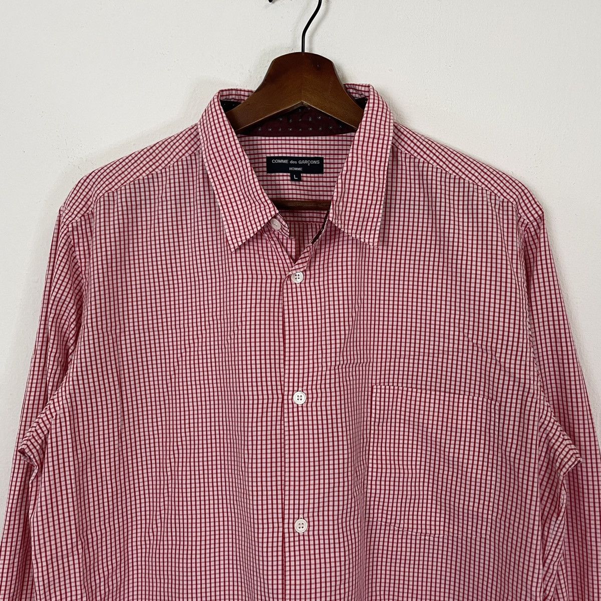 Comme des Garcons Vintage Comme Des Garcons Homme Button Ups Shirt Size US M / EU 48-50 / 2 - 4 Thumbnail