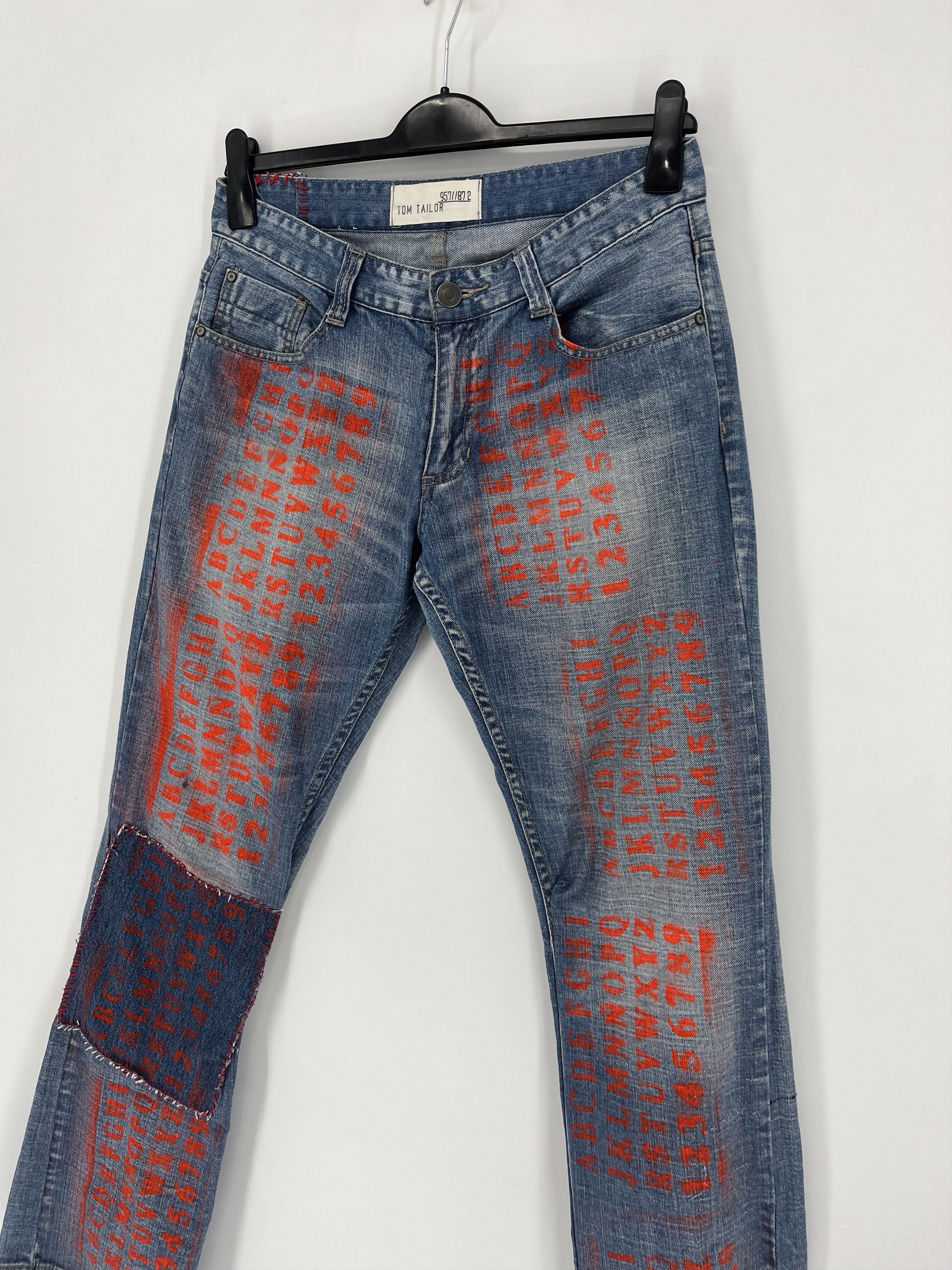 Japanese Brand Vintage 💥Rare💥TOM TAILOR Custom Light Wash Denim Size US 33 - 4 Thumbnail