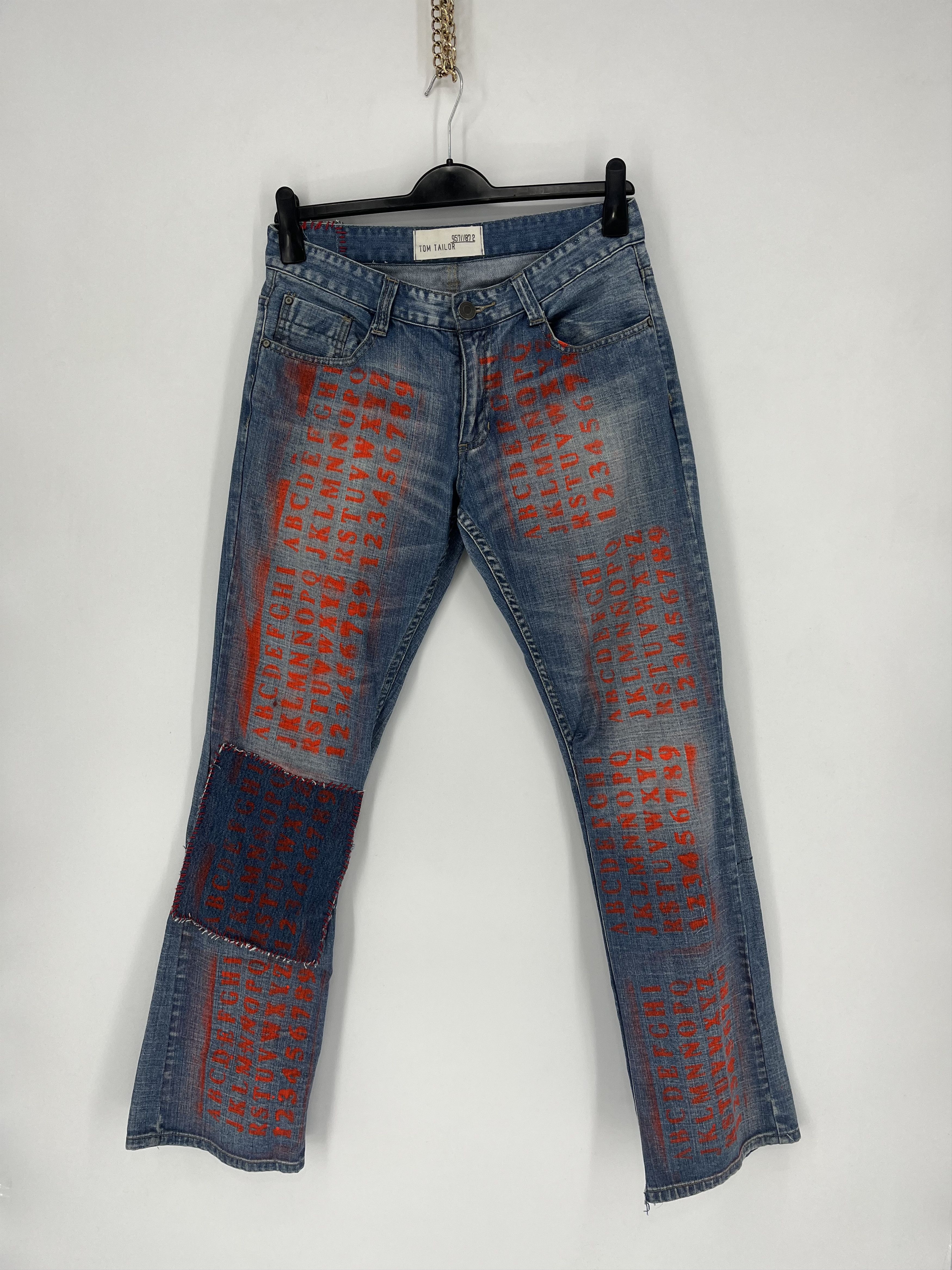 Japanese Brand Vintage 💥Rare💥TOM TAILOR Custom Light Wash Denim Size US 33 - 1 Thumbnail