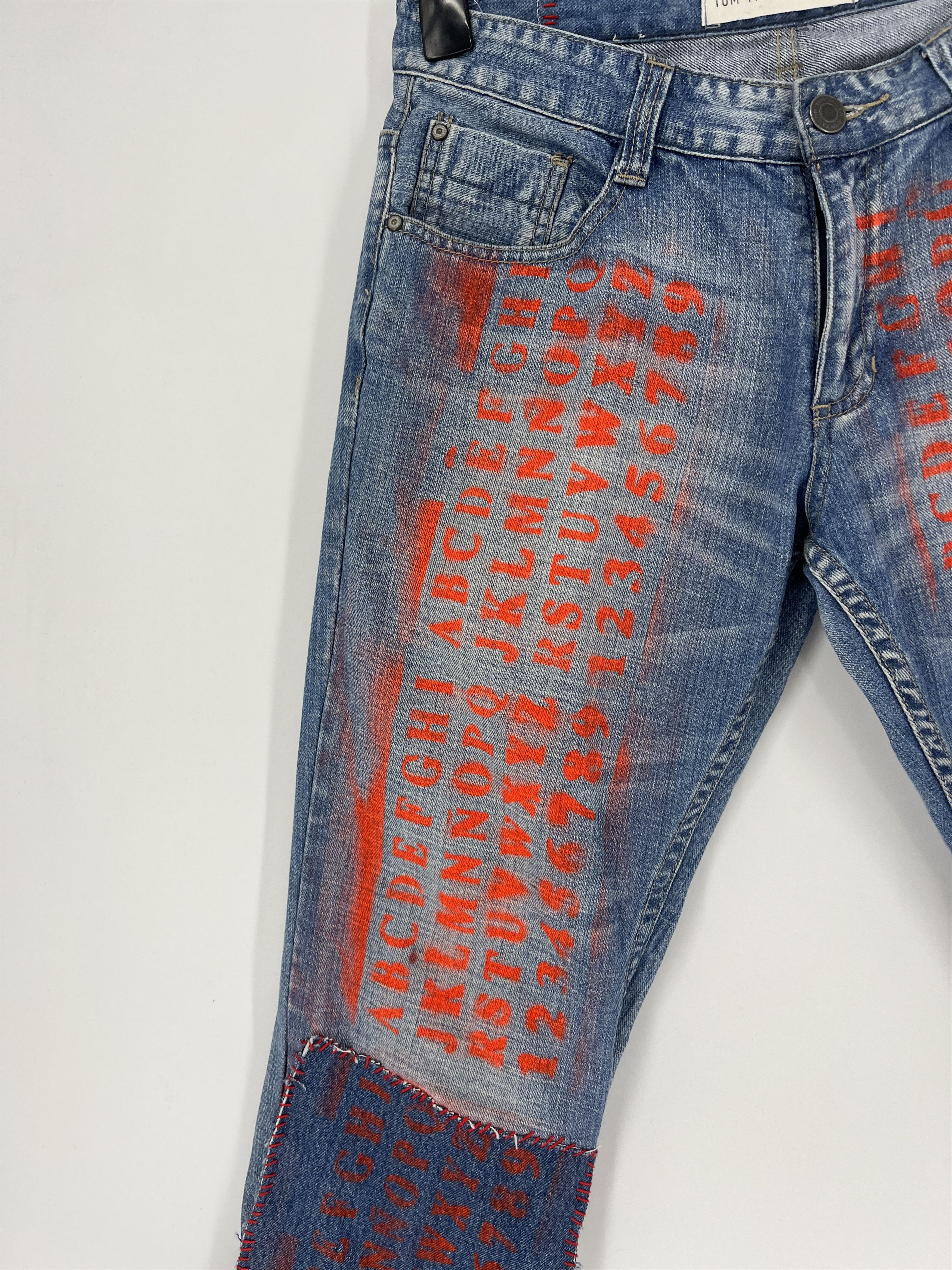 Japanese Brand Vintage 💥Rare💥TOM TAILOR Custom Light Wash Denim Size US 33 - 9 Thumbnail