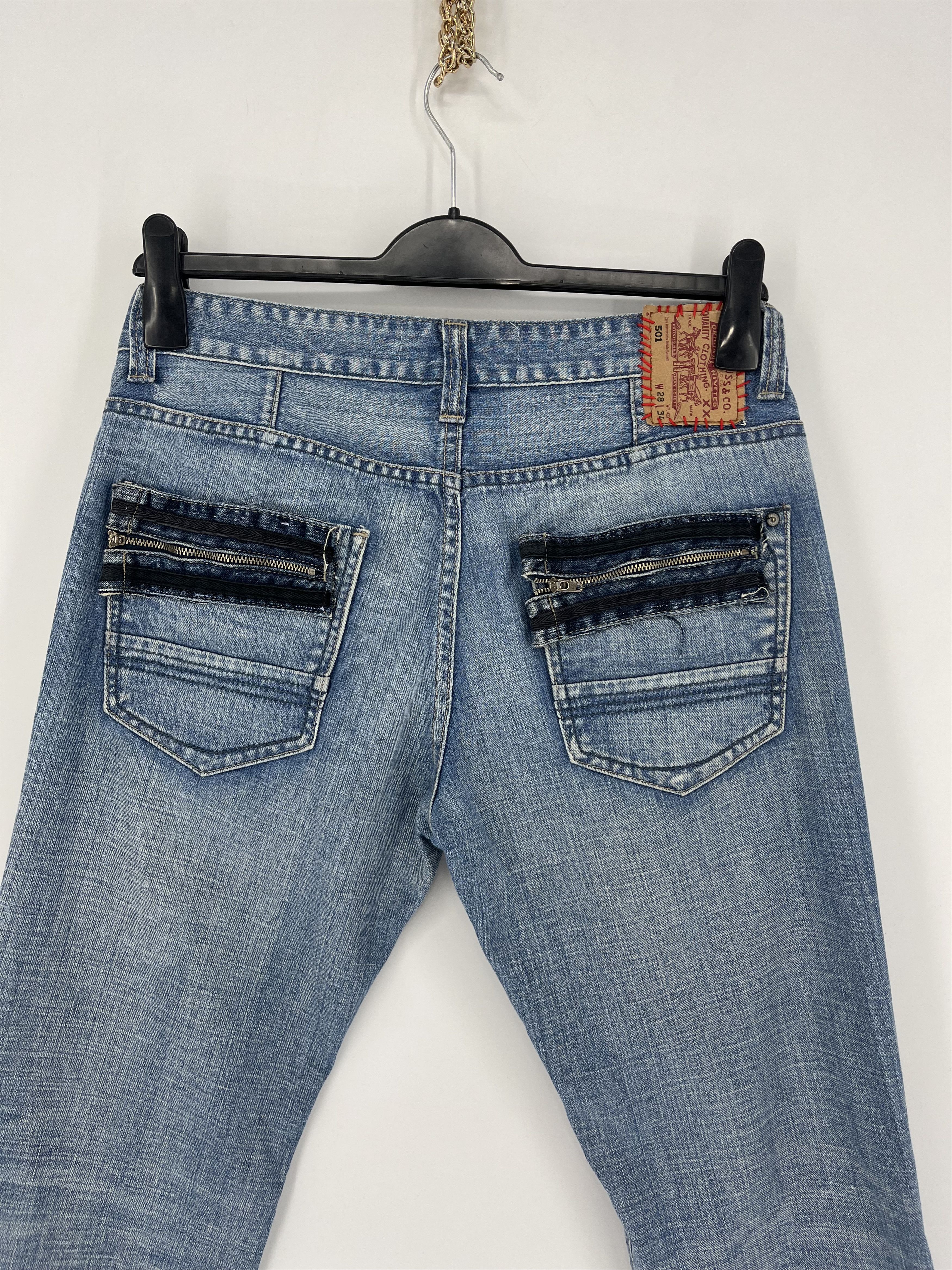 Japanese Brand Vintage 💥Rare💥TOM TAILOR Custom Light Wash Denim Size US 33 - 15 Thumbnail