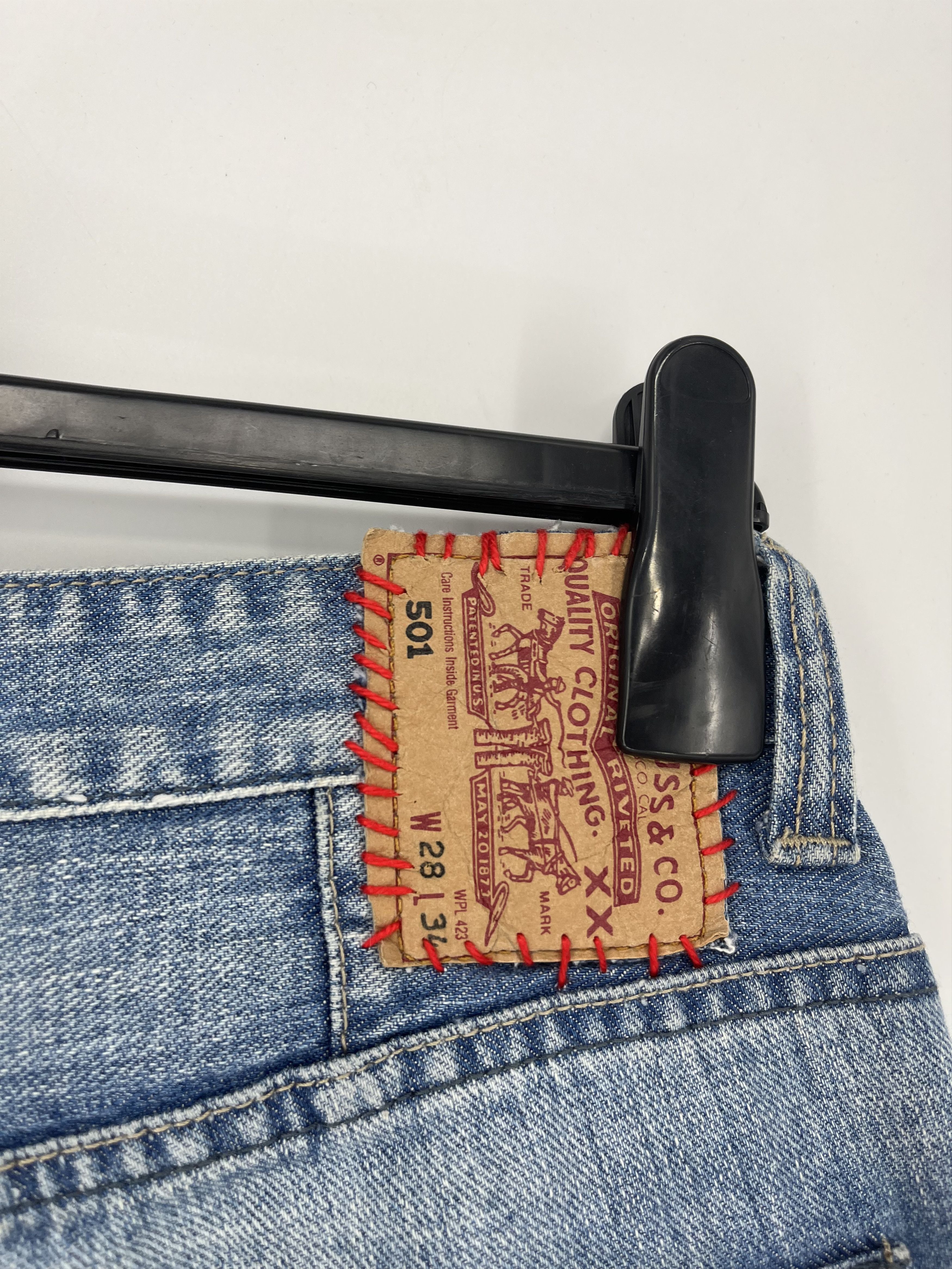 Japanese Brand Vintage 💥Rare💥TOM TAILOR Custom Light Wash Denim Size US 33 - 18 Thumbnail