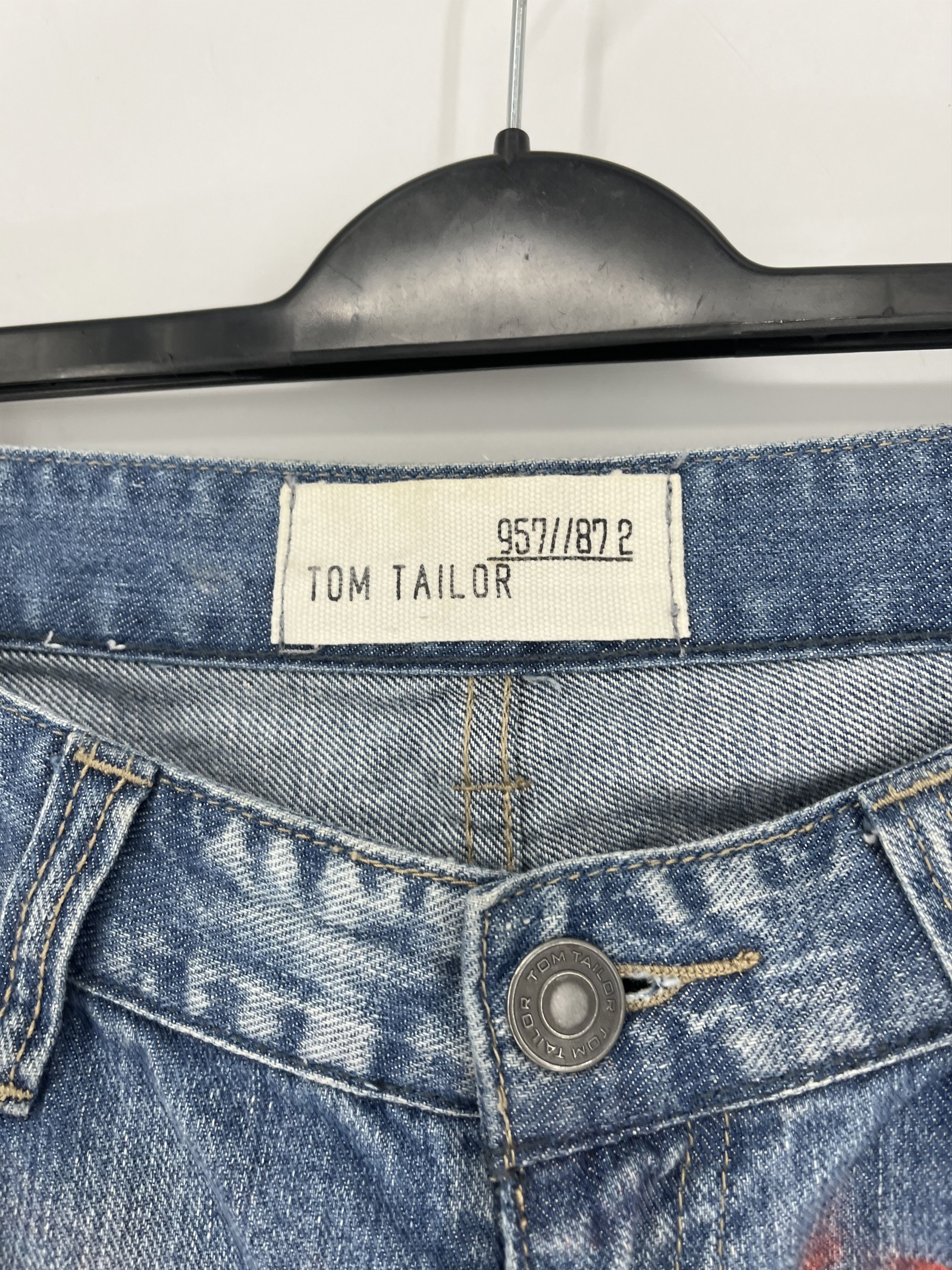 Japanese Brand Vintage 💥Rare💥TOM TAILOR Custom Light Wash Denim Size US 33 - 11 Thumbnail