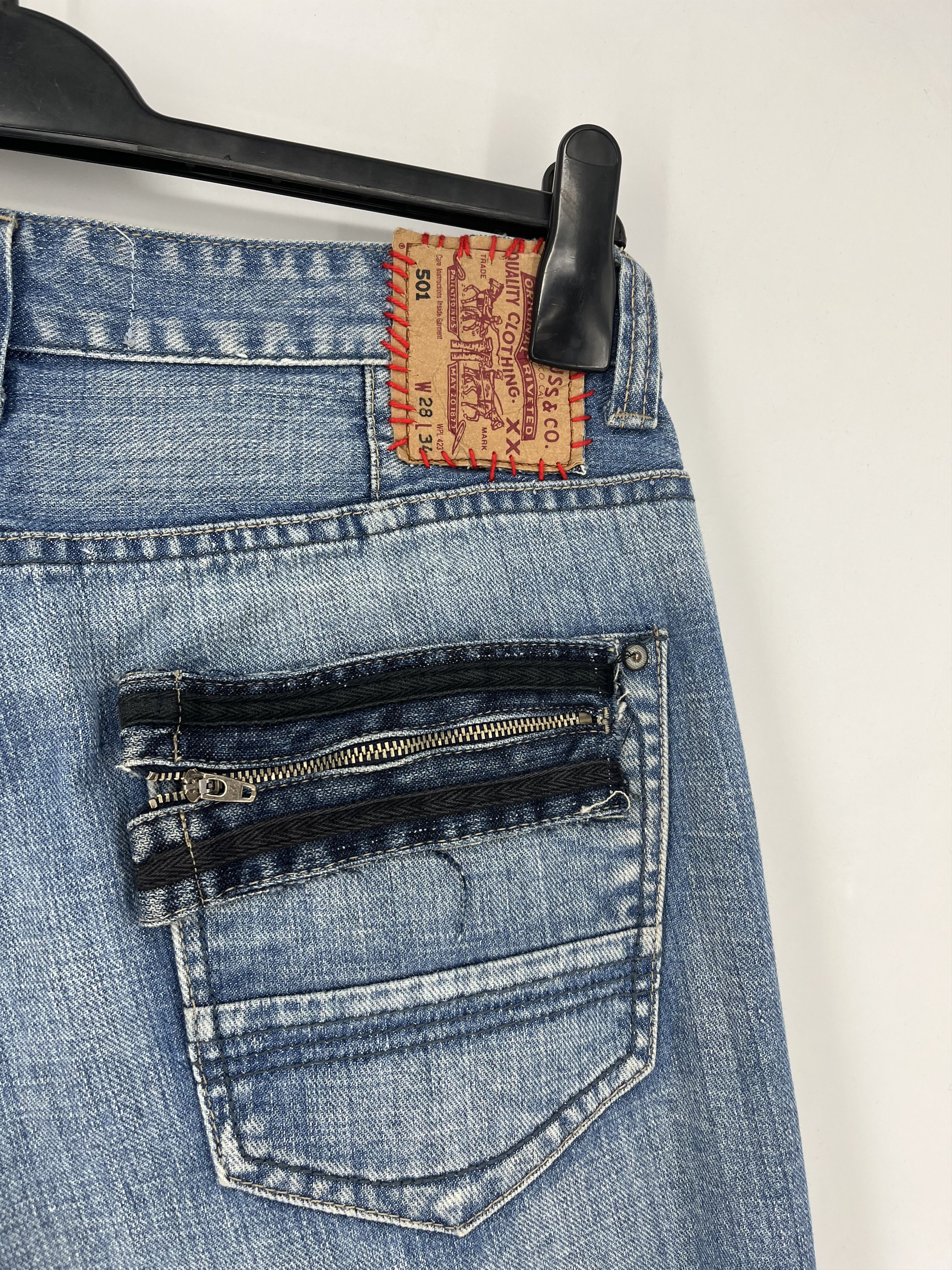 Japanese Brand Vintage 💥Rare💥TOM TAILOR Custom Light Wash Denim Size US 33 - 17 Thumbnail