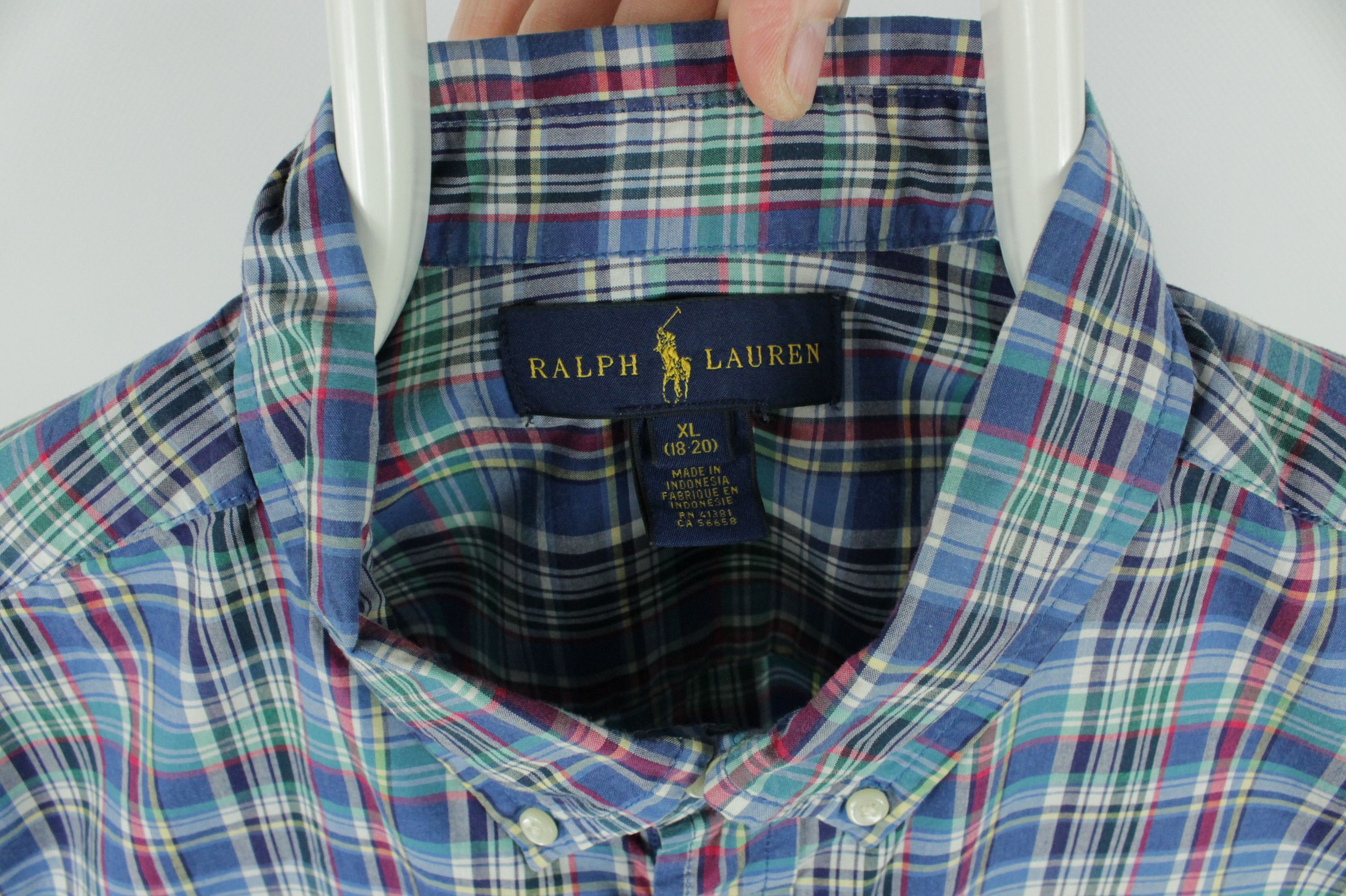 Polo Ralph Lauren × Ralph Lauren Polo Ralph Lauren Regular Fit Multicolor Checked Shirt Size US S / EU 44-46 / 1 - 3 Thumbnail