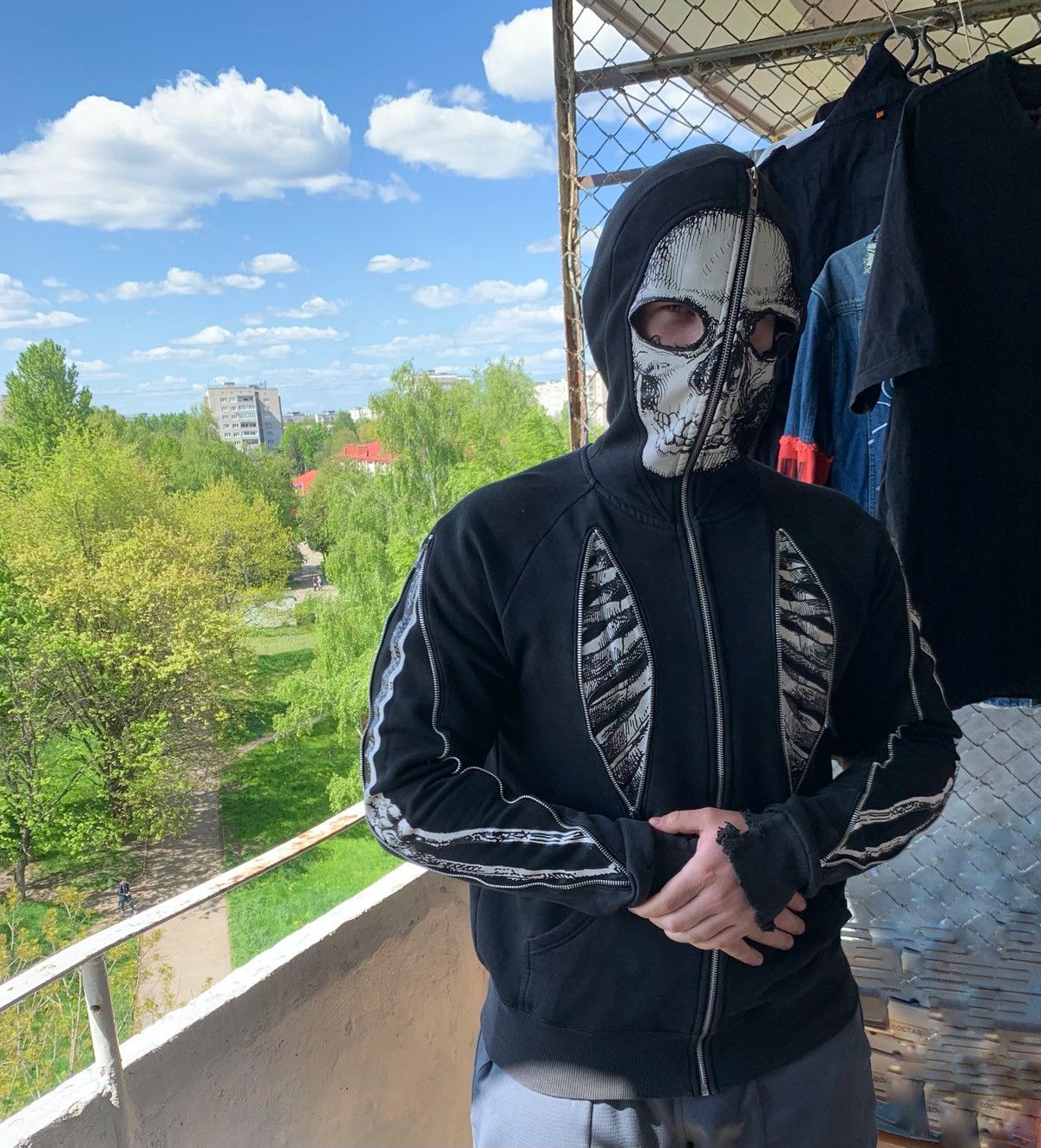 Other Living Dead Souls Rare Full Zip Hoodie Size M Size US M / EU 48-50 / 2 - 1 Thumbnail