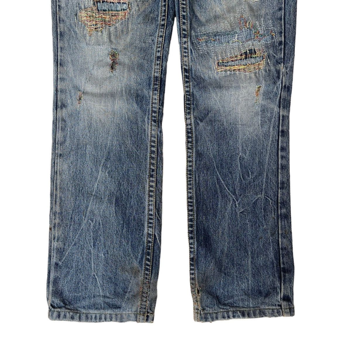 Hysteric Glamour × Japanese Brand ✅BINDING NOW✅ Japanese Cloud72 Skull Jeans Disteressed Rare Size US 30 / EU 46 - 4 Thumbnail
