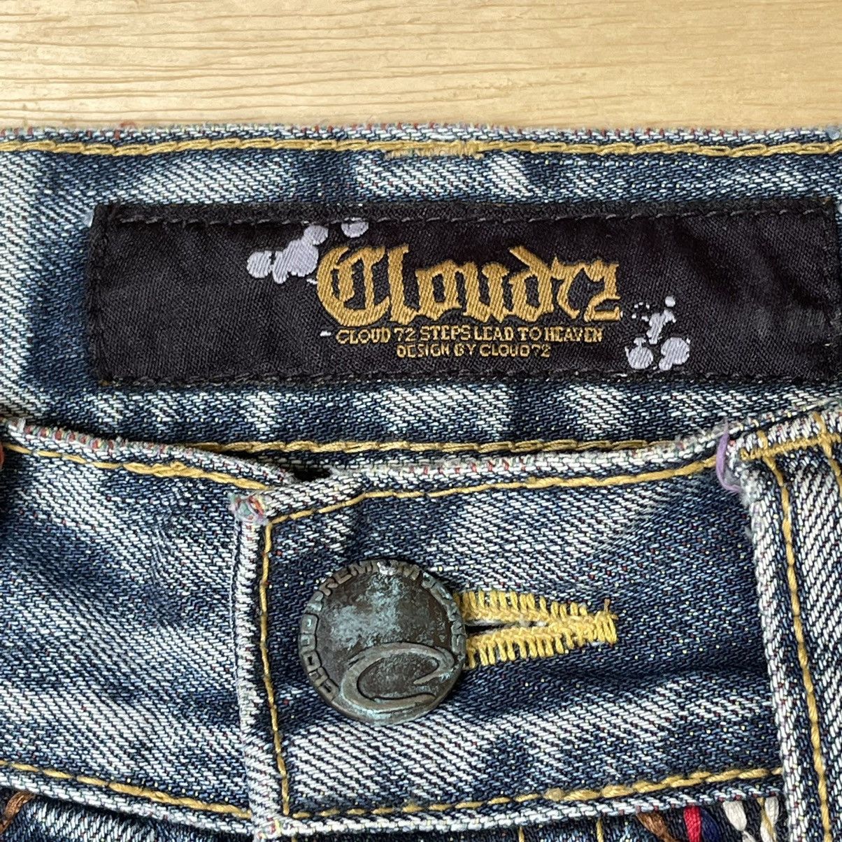 Hysteric Glamour × Japanese Brand ✅BINDING NOW✅ Japanese Cloud72 Skull Jeans Disteressed Rare Size US 30 / EU 46 - 18 Thumbnail