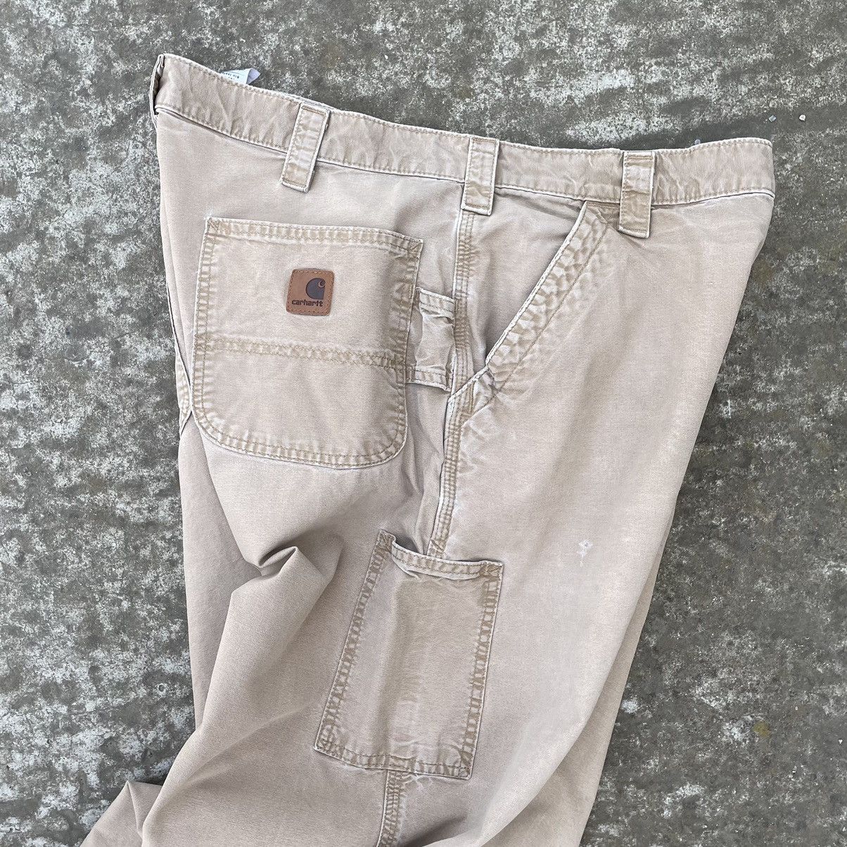 Carhartt × Vintage Vintage Carhartt Distressed Faded Crazy Pants Very Rare Size US 36 / EU 52 - 8 Thumbnail