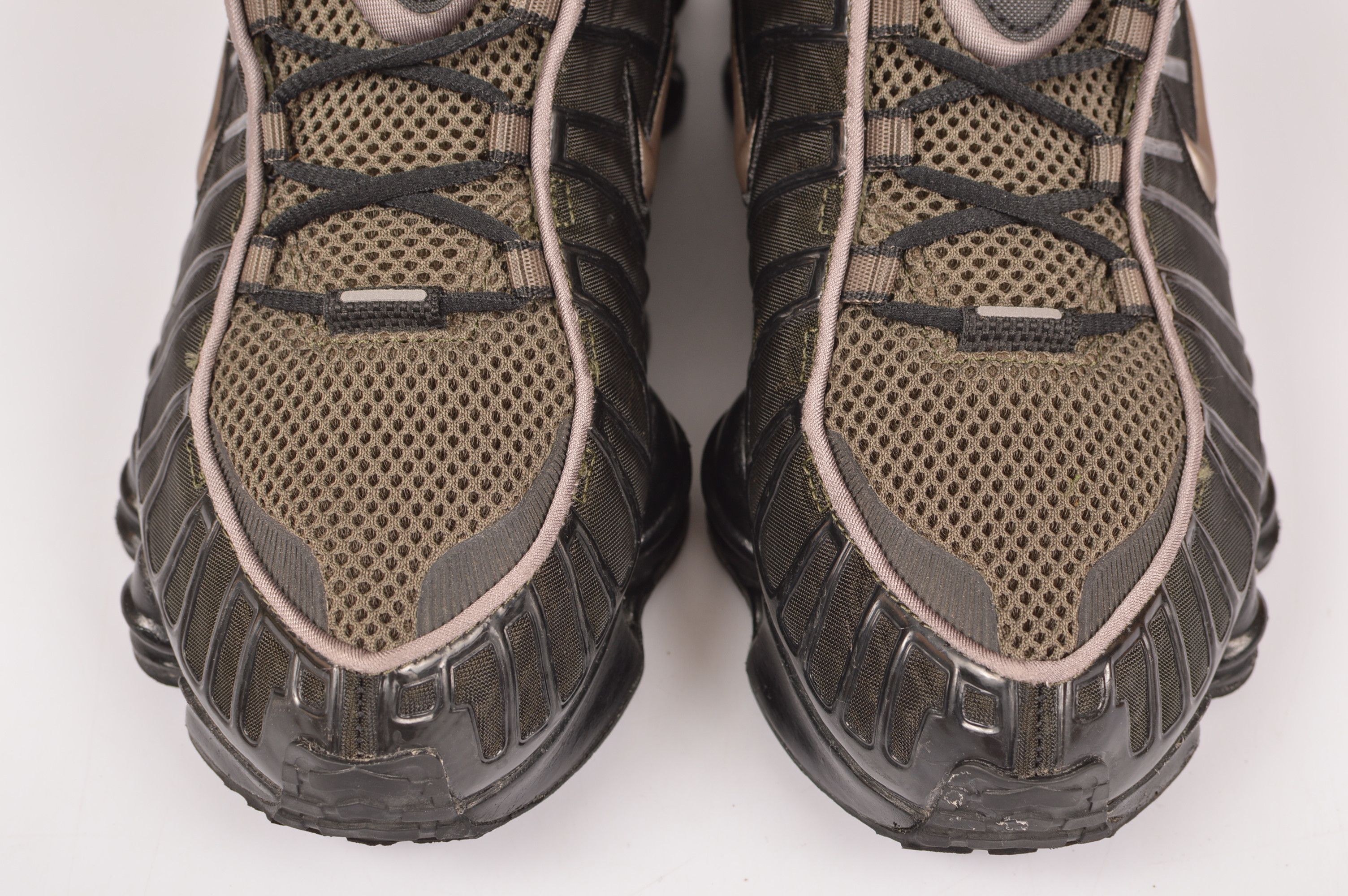 Nike Rare Nike Shox TL Black Metallic Pewter Cargo Khaki Trainers Size US 9 / EU 42 - 3 Thumbnail