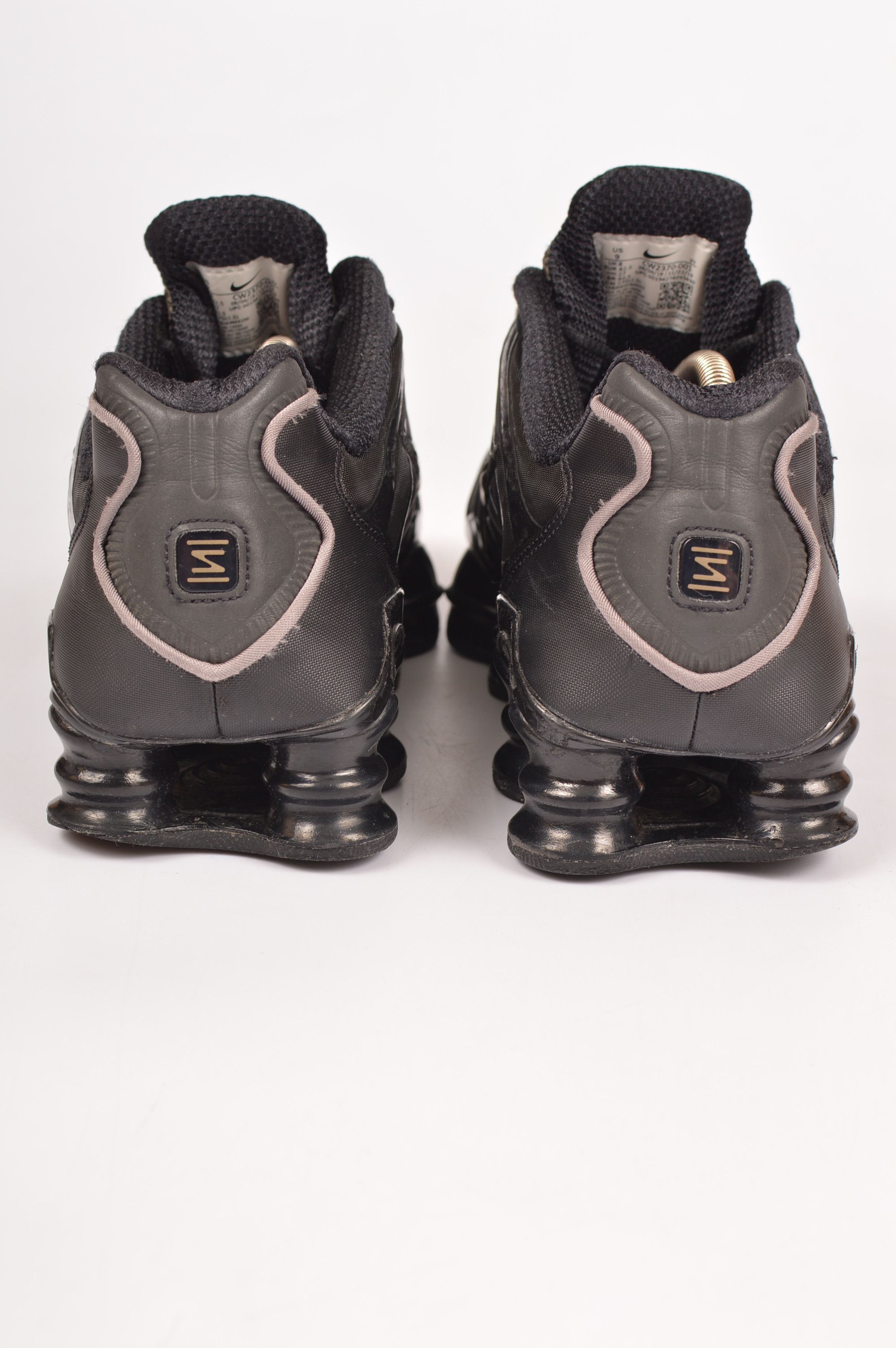 Nike Rare Nike Shox TL Black Metallic Pewter Cargo Khaki Trainers Size US 9 / EU 42 - 4 Thumbnail
