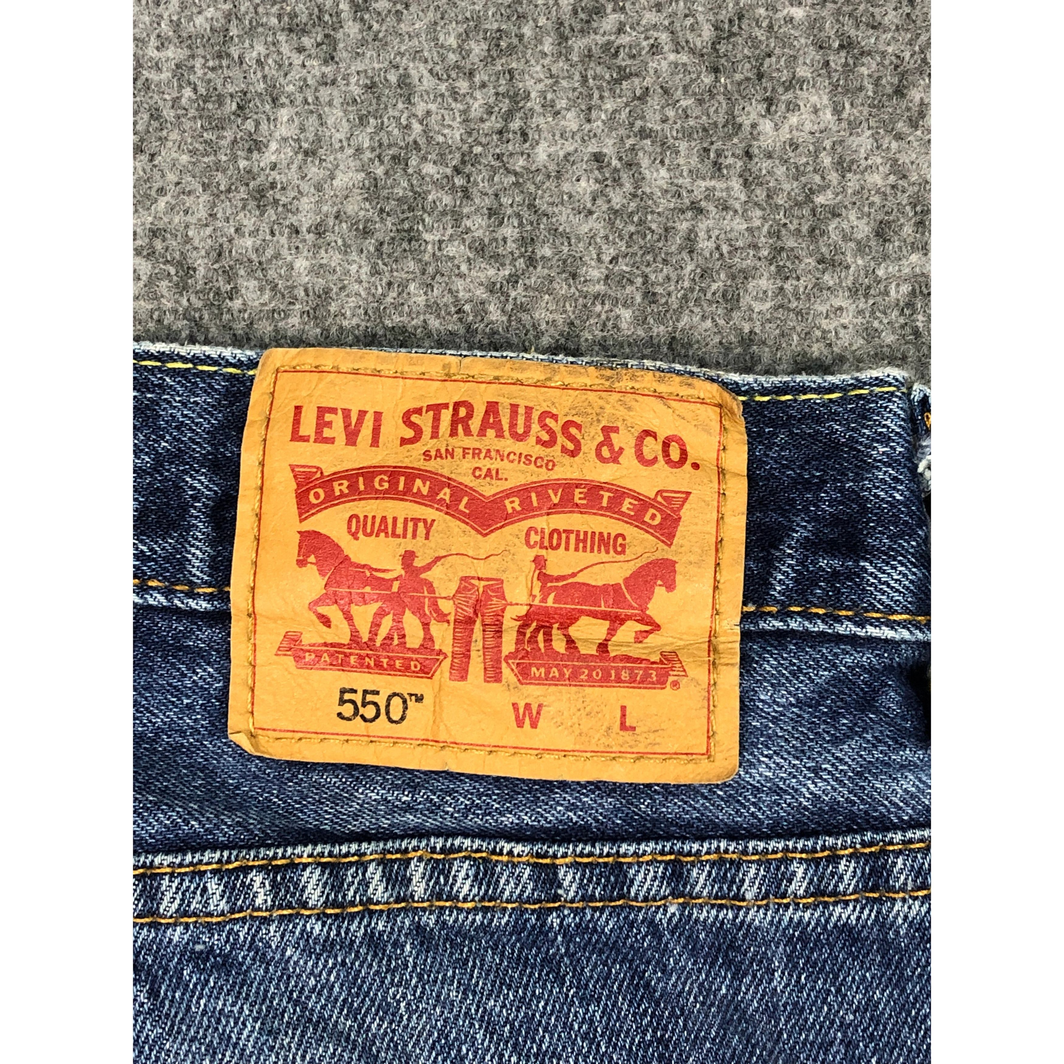 Levi's Vintage Levis 550 Relaxed Fit Faded Denim Oversized DP0163 Size US 44 / EU 60 - 5 Thumbnail