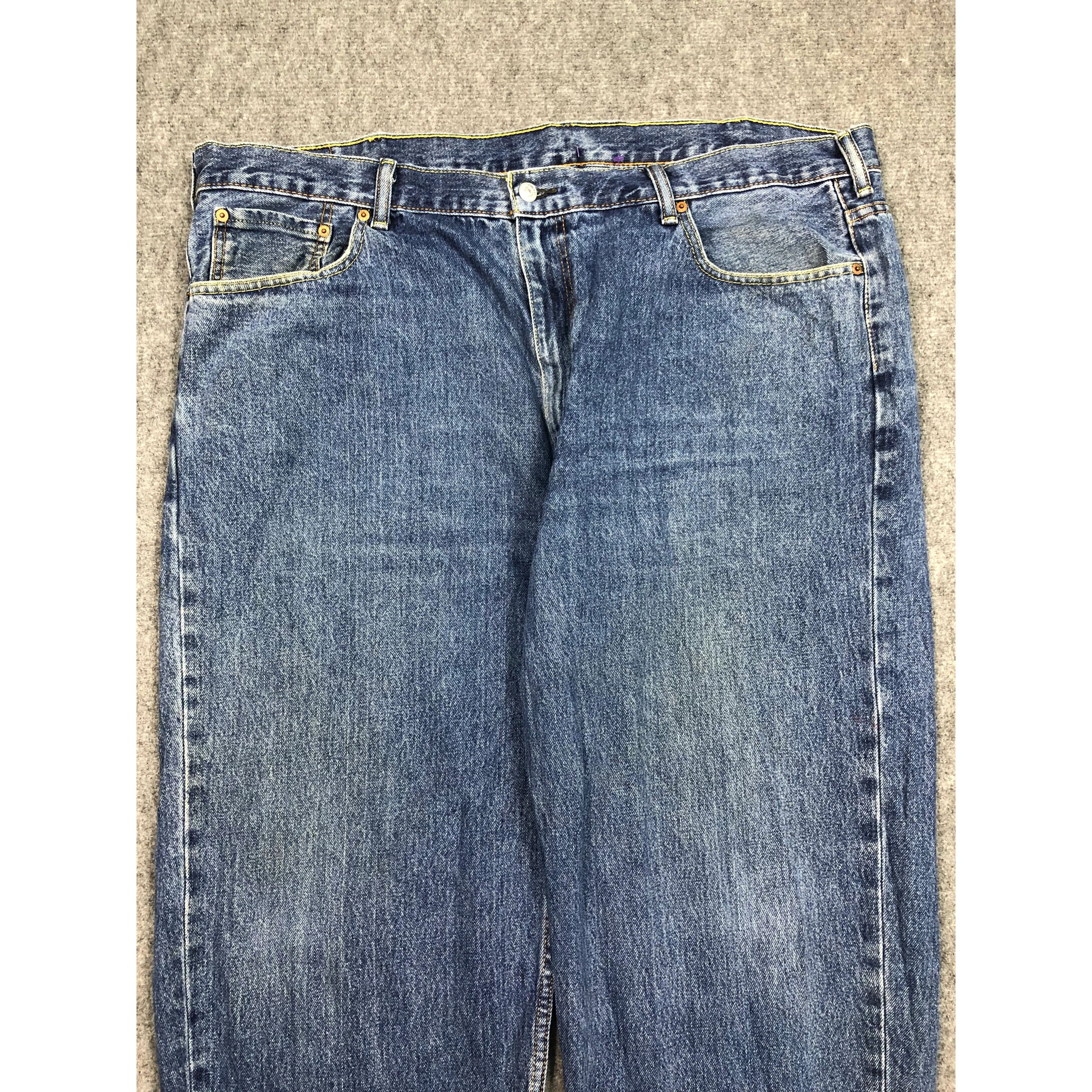 Levi's Vintage Levis 550 Relaxed Fit Faded Denim Oversized DP0163 Size US 44 / EU 60 - 3 Thumbnail