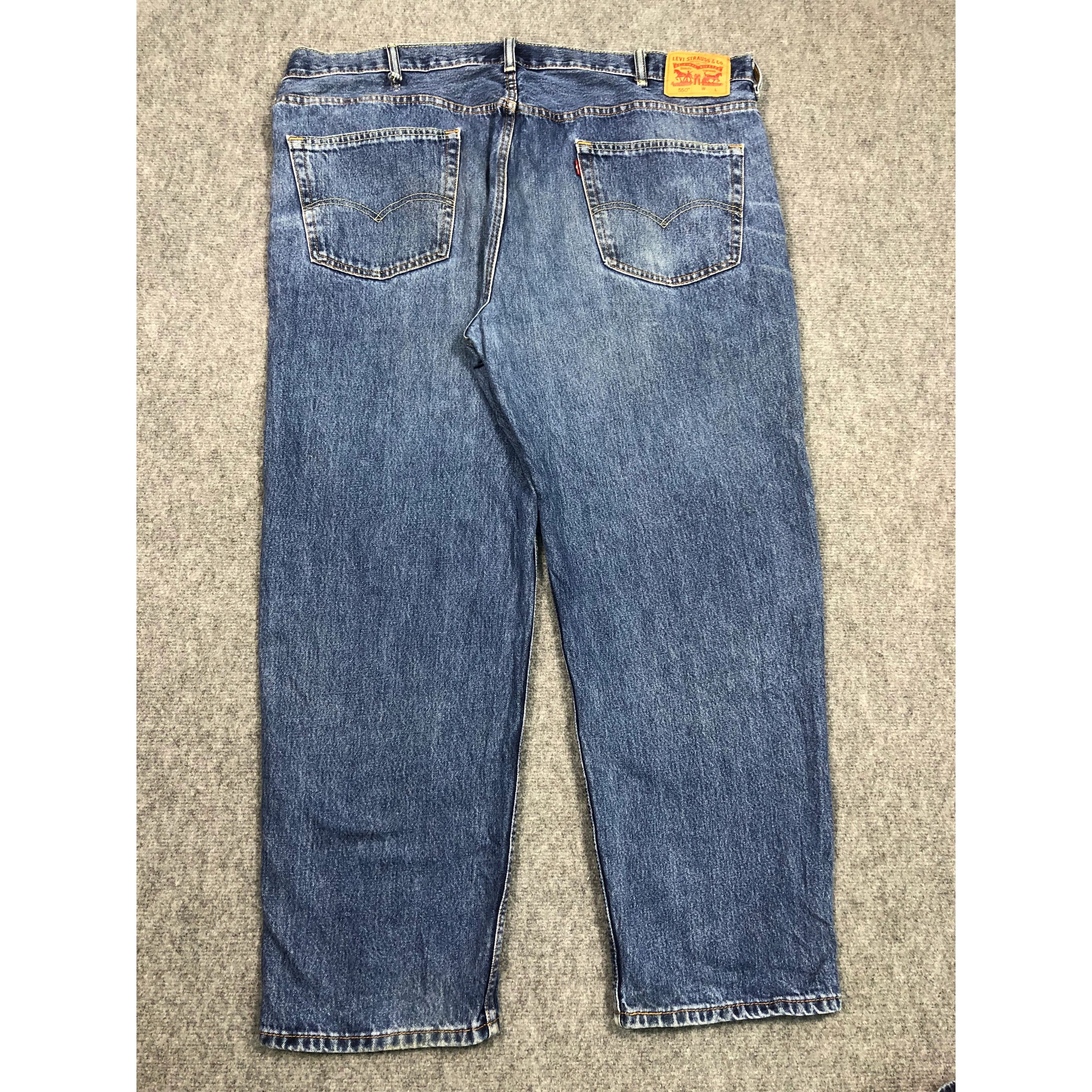 Levi's Vintage Levis 550 Relaxed Fit Faded Denim Oversized DP0163 Size US 44 / EU 60 - 2 Thumbnail