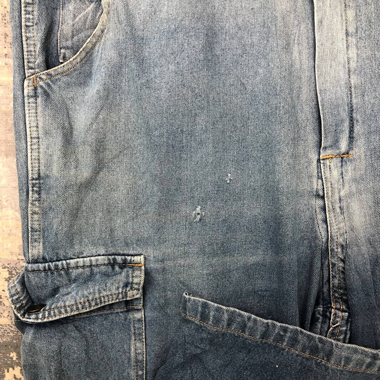 Japanese Brand × Toyo Enterprises P680 JATEX WORK TOYO DISTRESSED CARGO DENIM COVERALLS Size US XL / EU 56 / 4 - 9 Thumbnail
