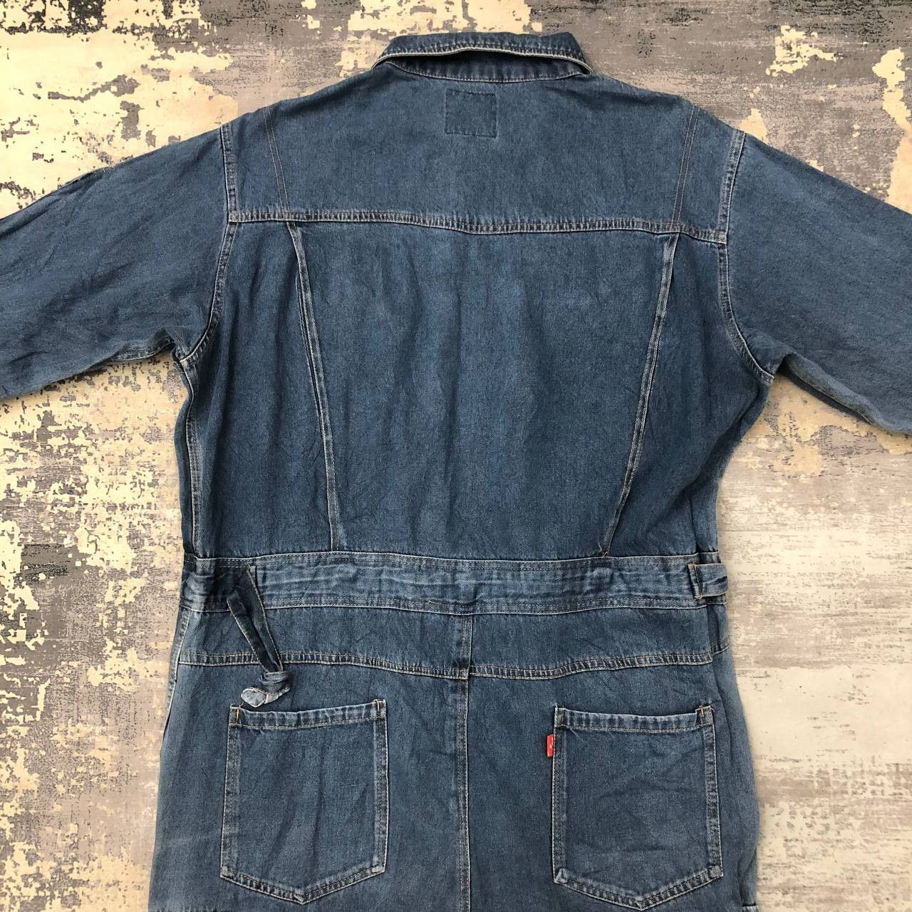 Japanese Brand × Toyo Enterprises P680 JATEX WORK TOYO DISTRESSED CARGO DENIM COVERALLS Size US XL / EU 56 / 4 - 5 Thumbnail