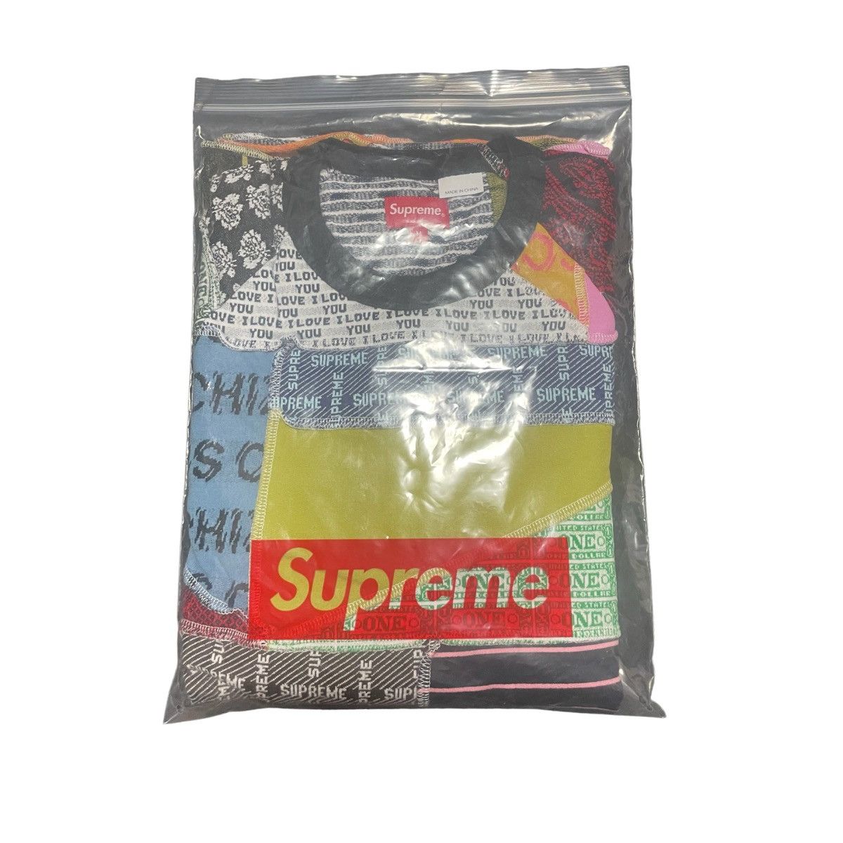 Supreme Patchwork Jacquard L/S Top