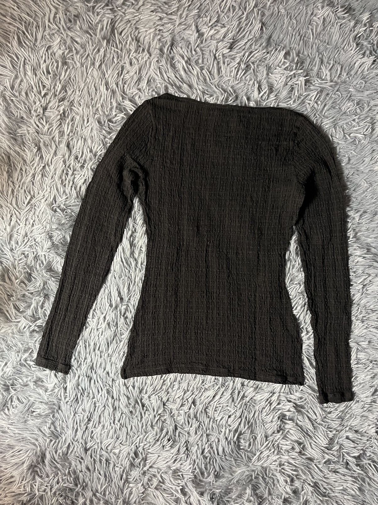 Vintage × Wolford Wolford avant garde mesh JPG style longsleeve 90s vintage Size S / US 4 / IT 40 - 7 Thumbnail