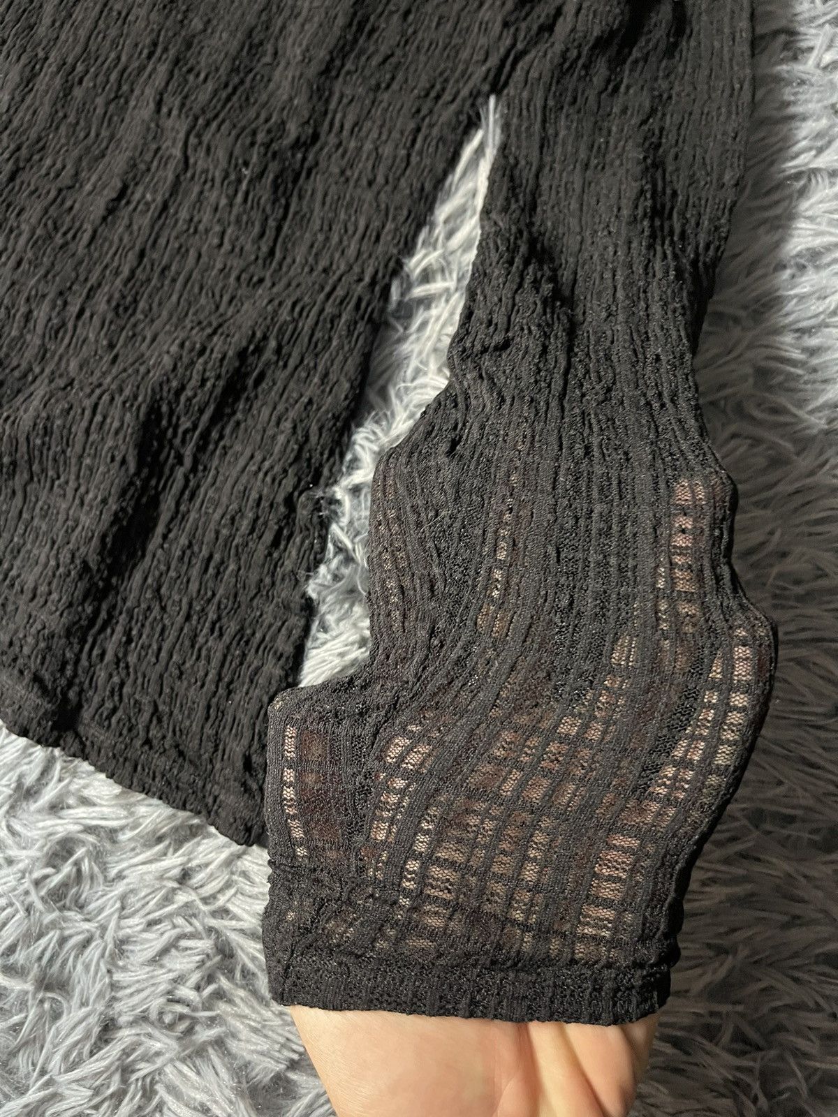 Vintage × Wolford Wolford avant garde mesh JPG style longsleeve 90s vintage Size S / US 4 / IT 40 - 6 Thumbnail