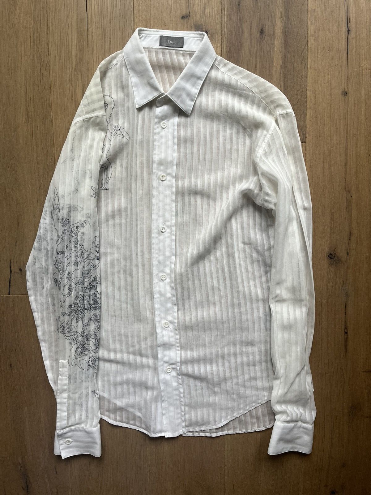 Dior Dior AW04 VOTC Tattoo Button Up Shirt | Grailed