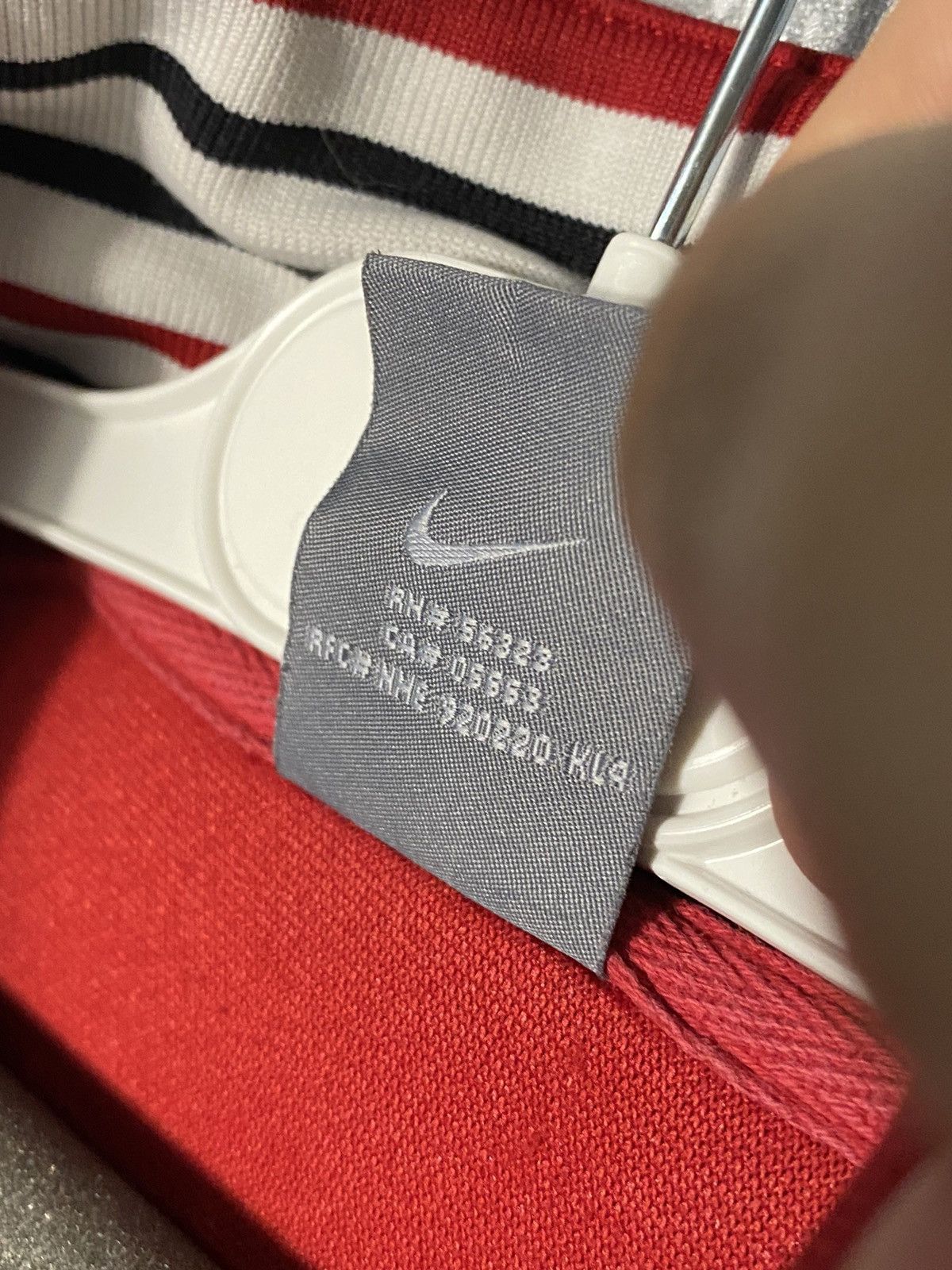 Nike × Vintage Vintage Manchester United Nike Jacket Track Red Size US XXL / EU 58 / 5 - 4 Thumbnail