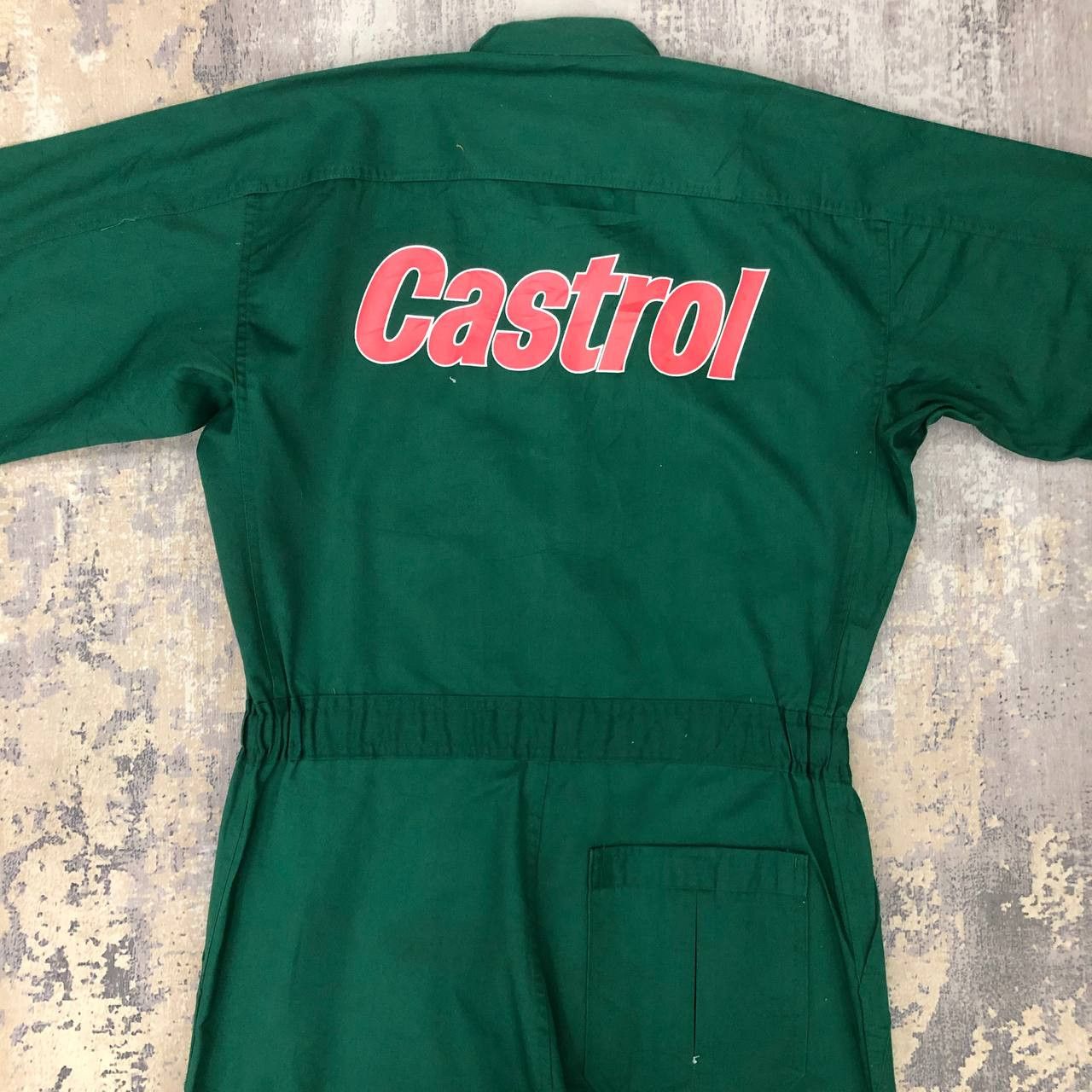 Japanese Brand P673 CASTROL OIL RACING UNIFORM COVERALLS Size US M / EU 48-50 / 2 - 5 Thumbnail
