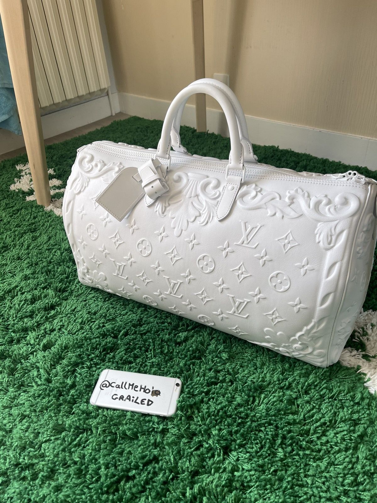 Louis Vuitton × Virgil Abloh KEEPALL VIRGIL ABLOH LOUIS VUITTON Size ONE SIZE - 2 Thumbnail